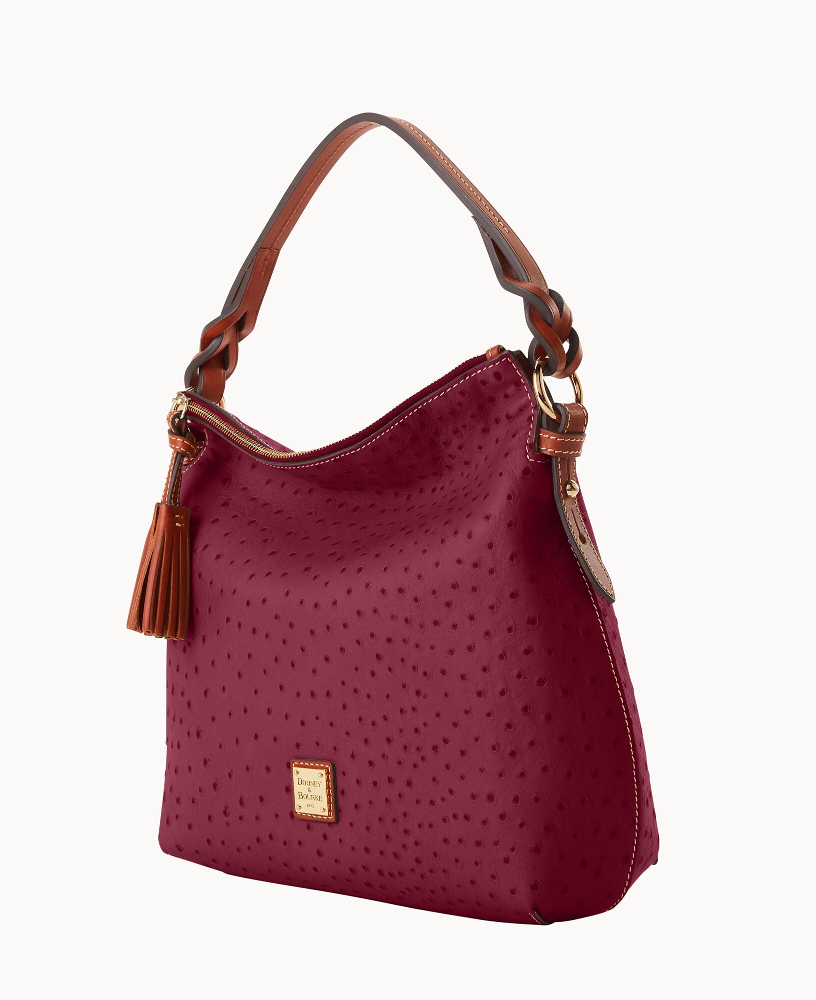 Ostrich Twist Strap Hobo