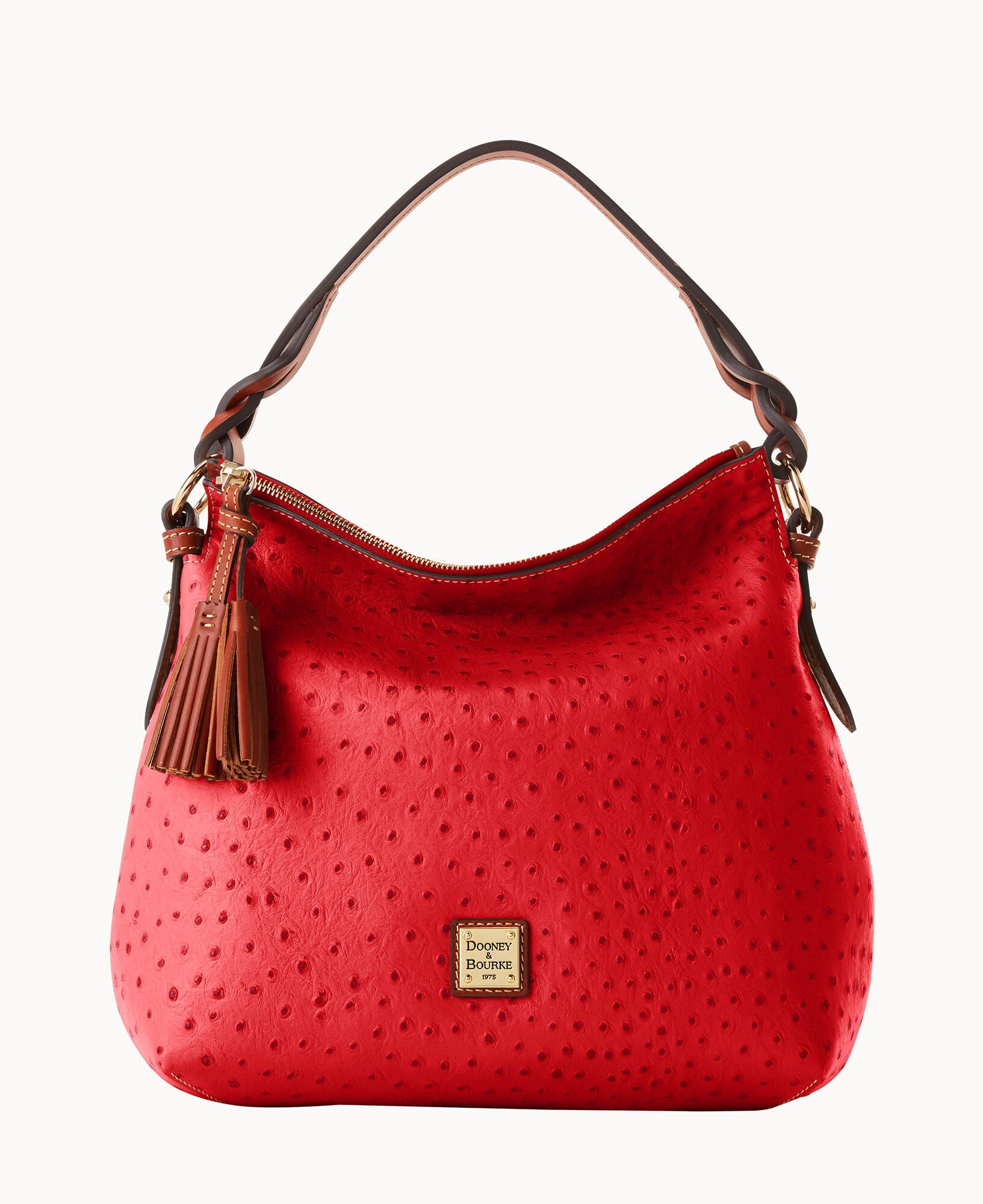 Ostrich Twist Strap Hobo