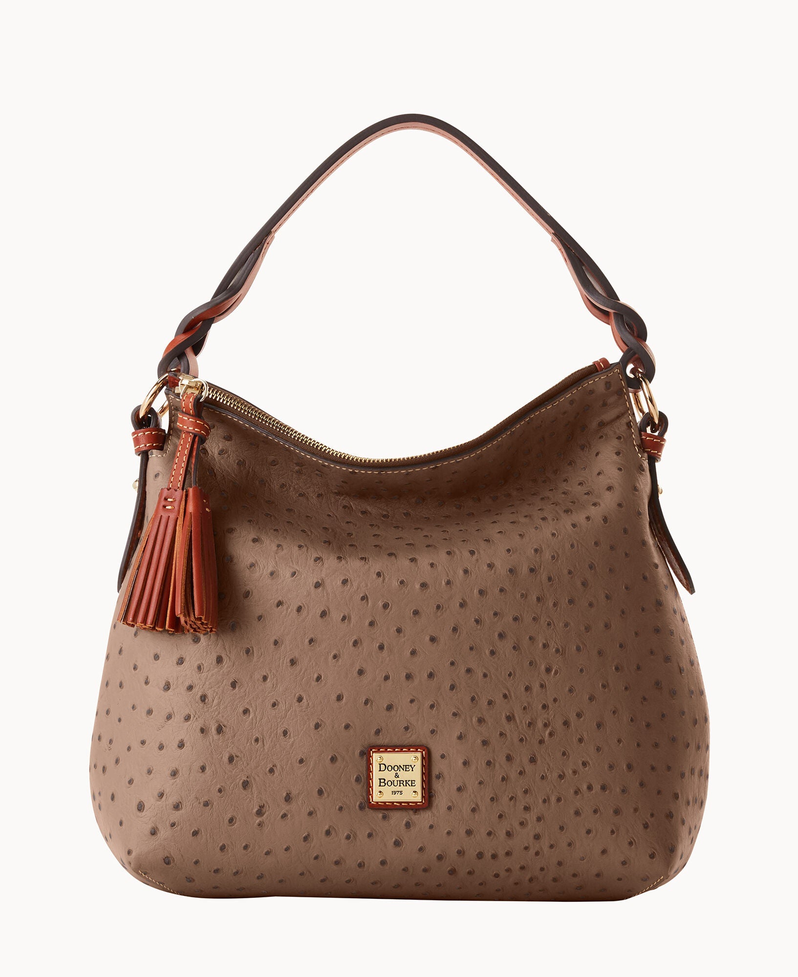 Ostrich Twist Strap Hobo
