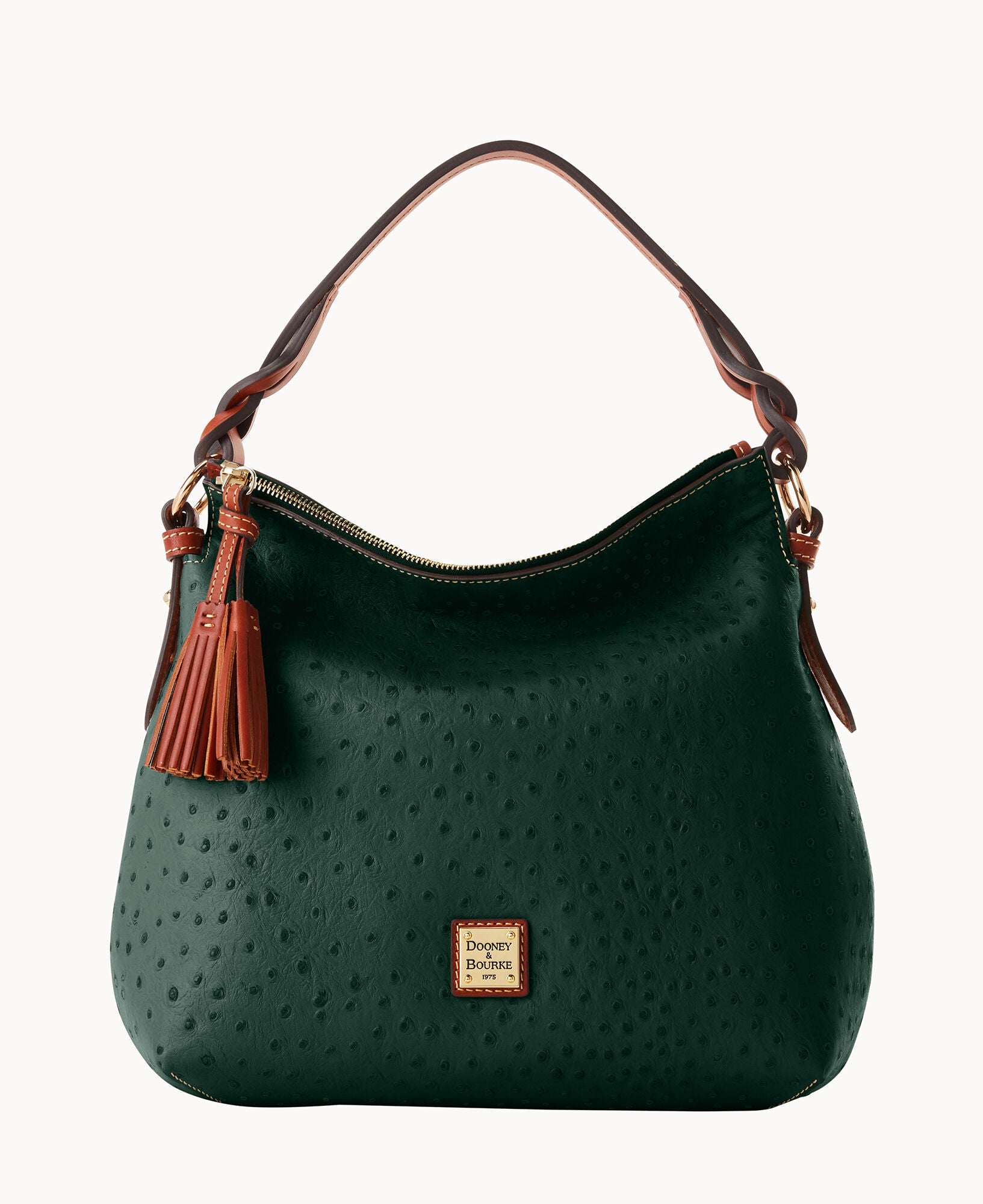 Ostrich Twist Strap Hobo