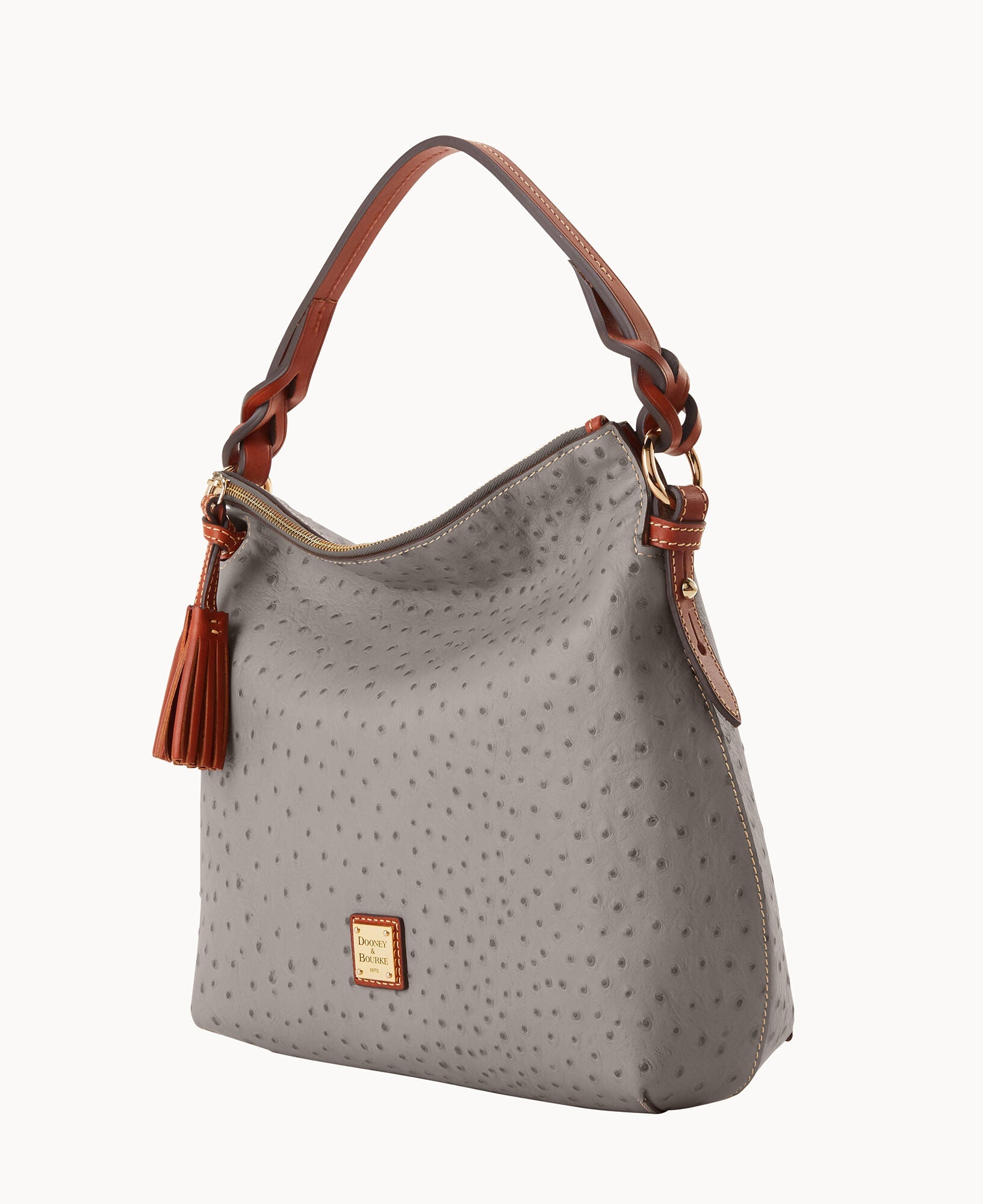 Ostrich Twist Strap Hobo