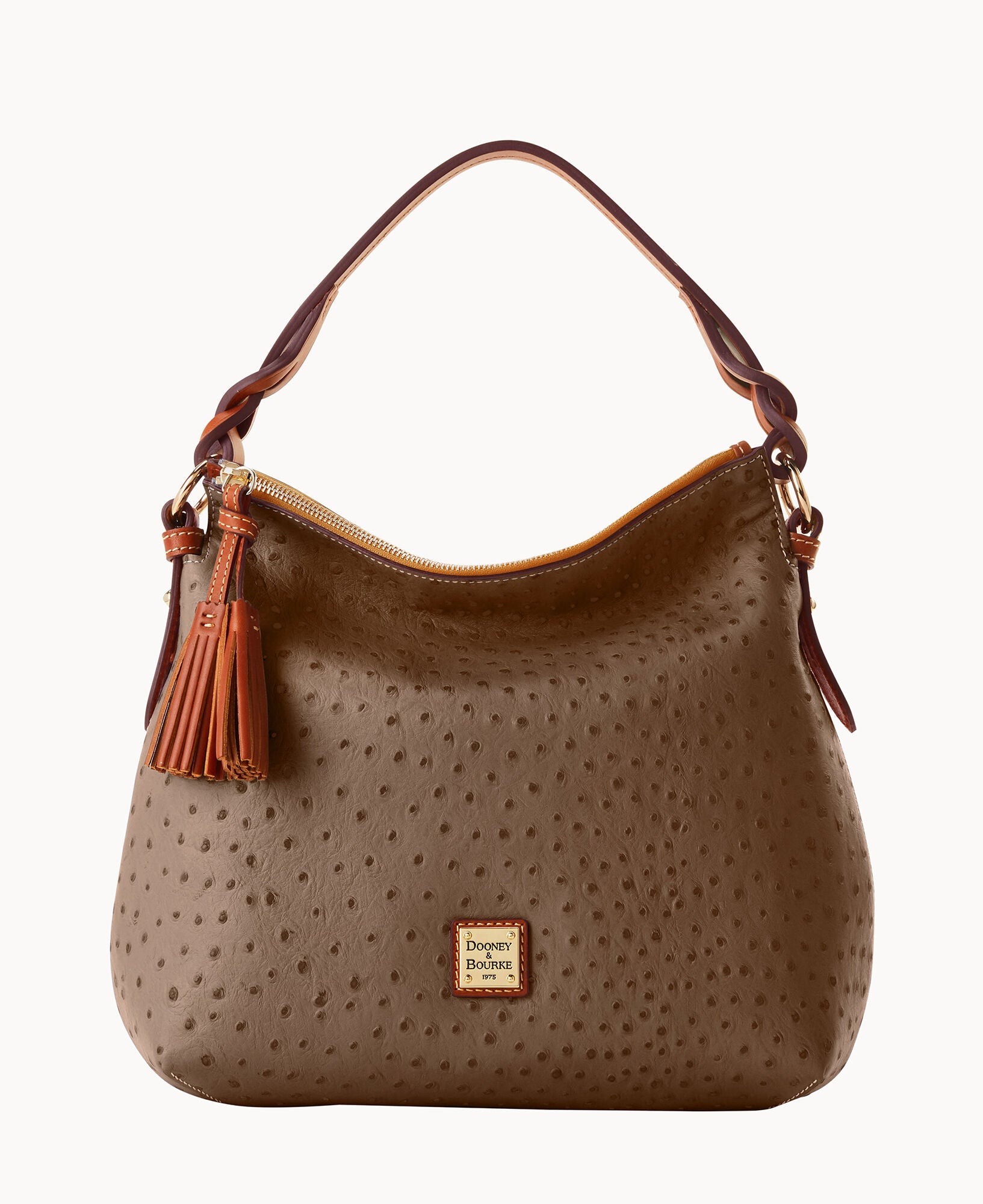 Ostrich Twist Strap Hobo