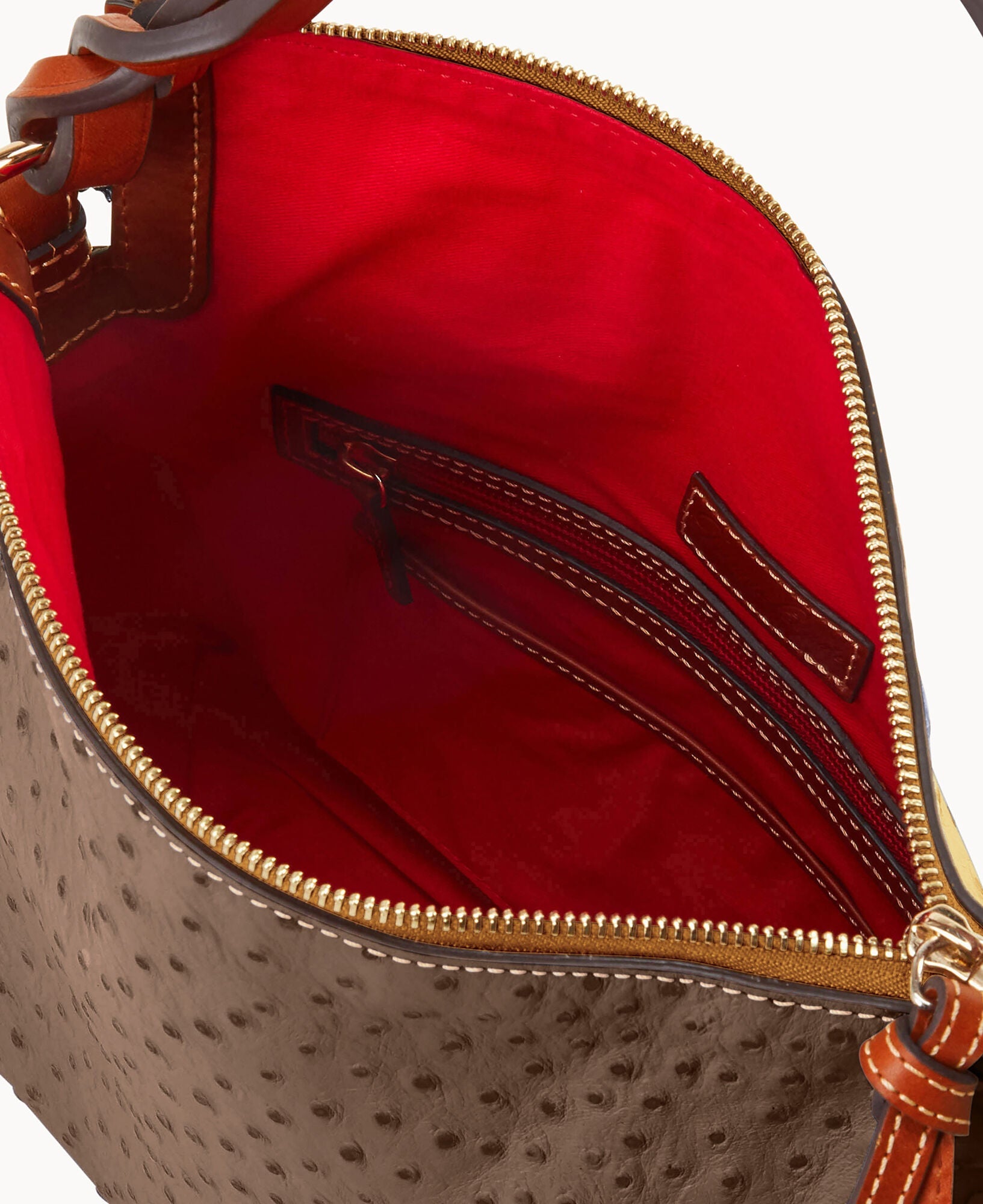 Ostrich Twist Strap Hobo