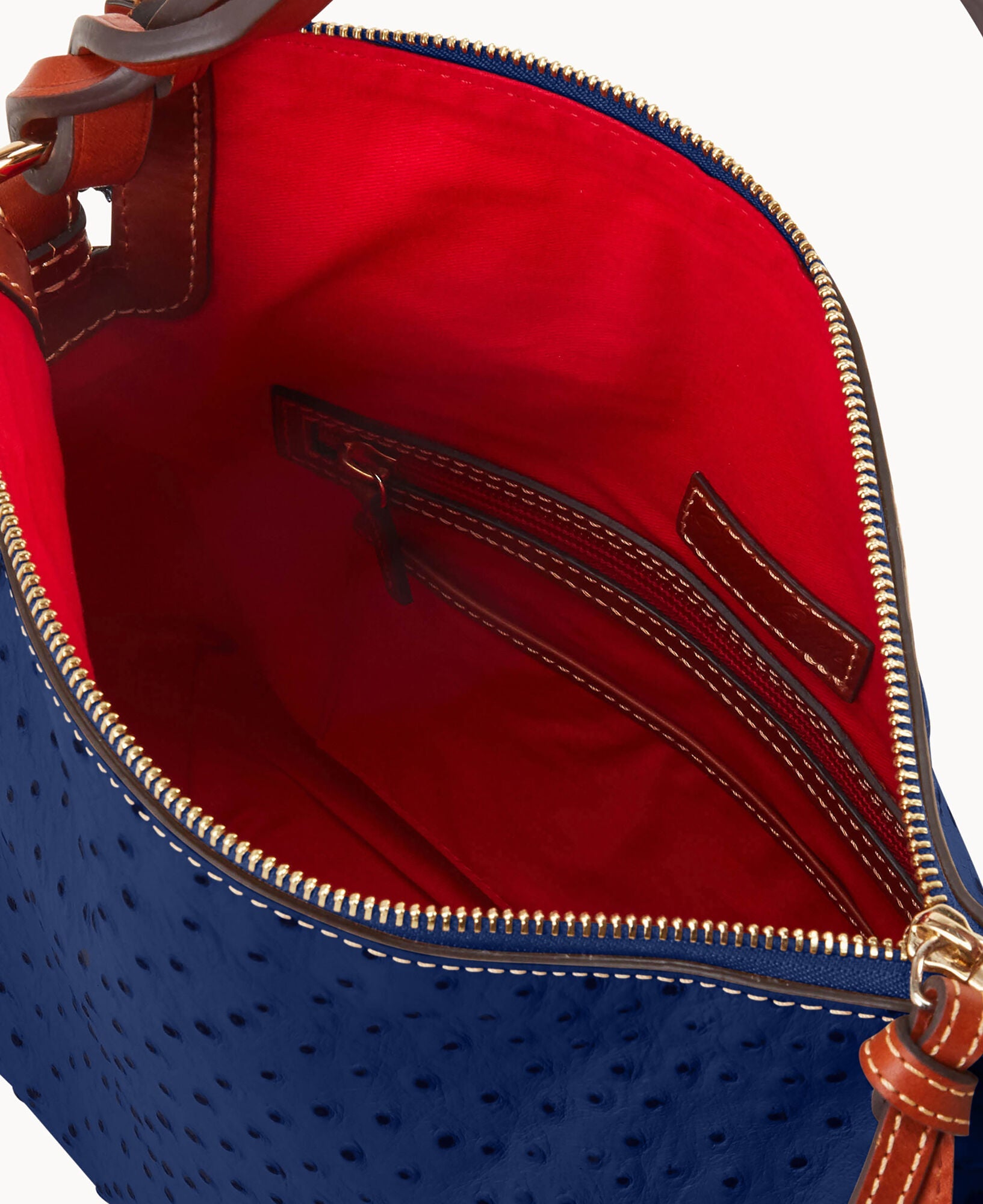 Ostrich Twist Strap Hobo