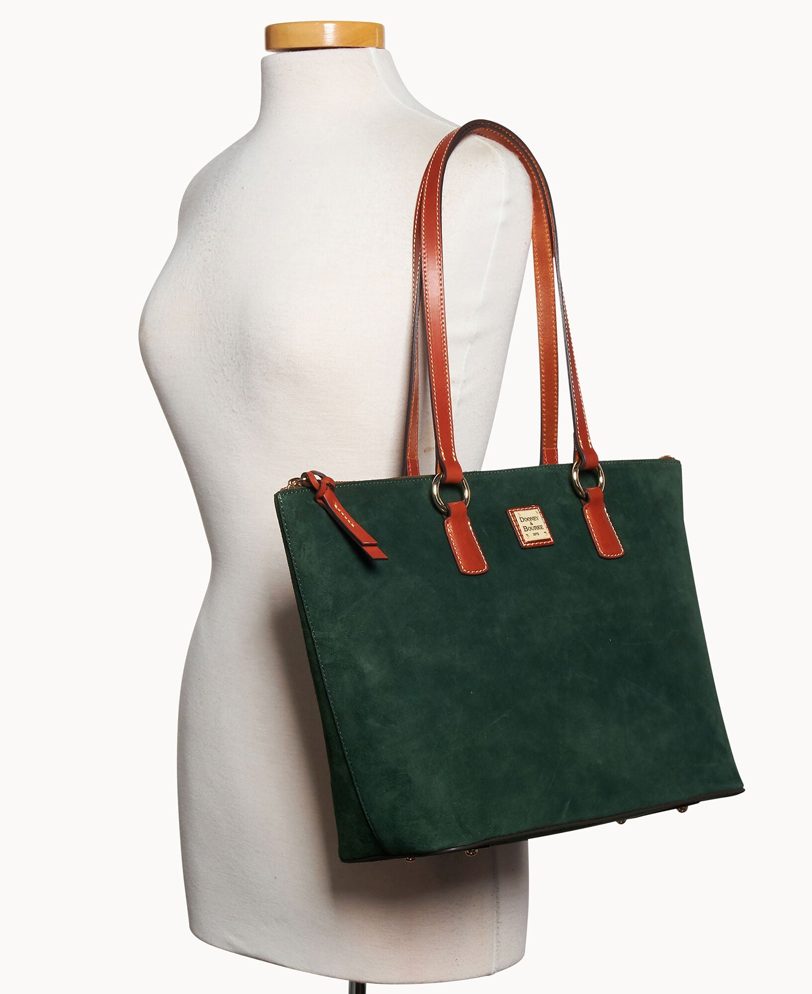 Suede Wren Zip Tote