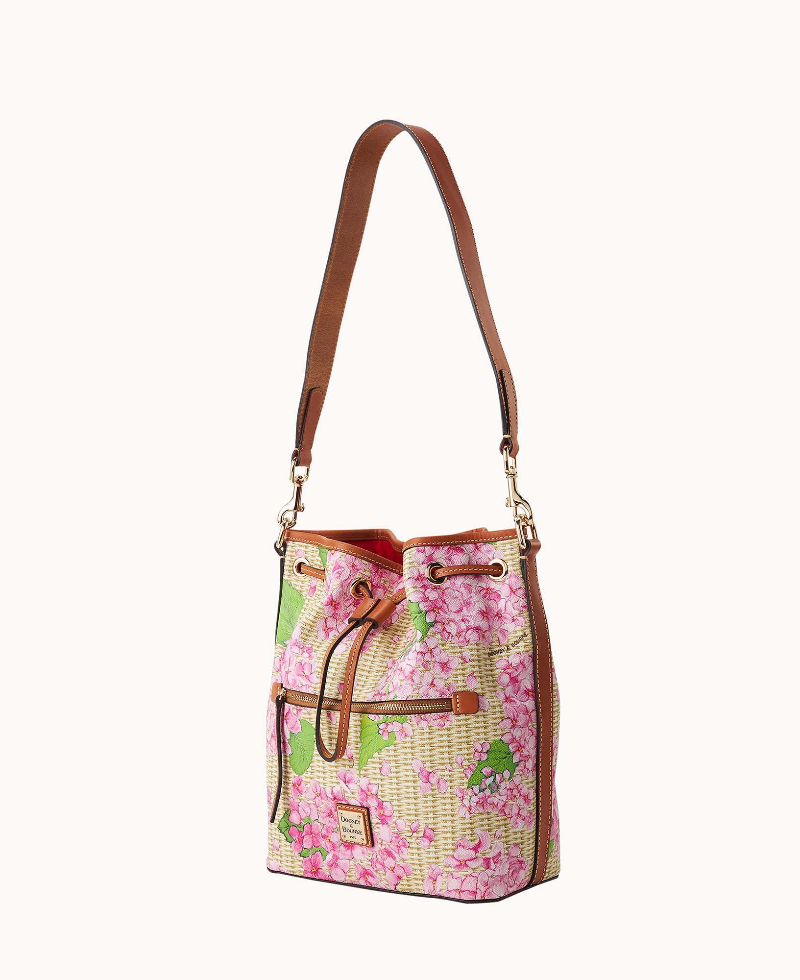 Hydrangea Basketweave Drawstring