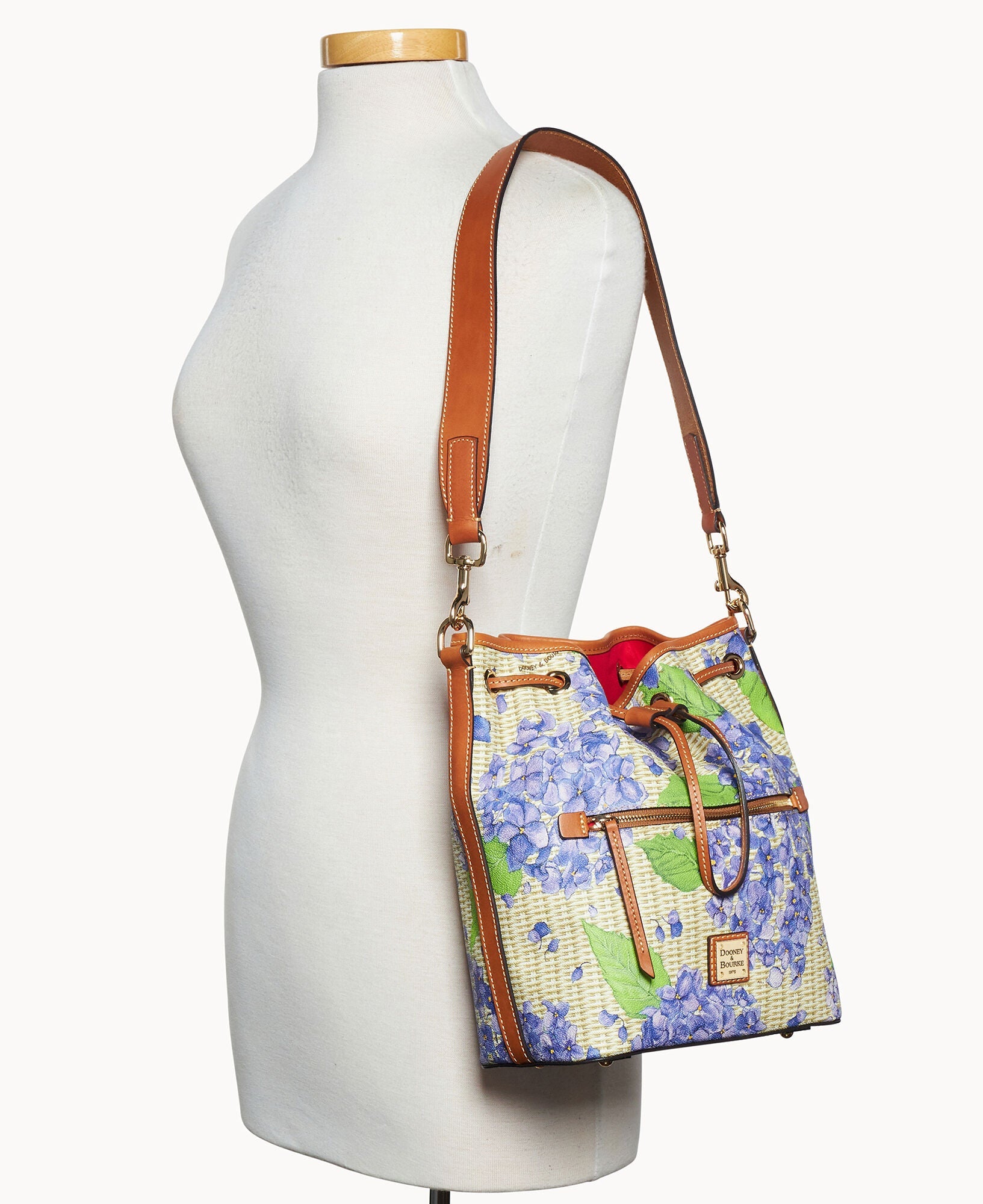 Hydrangea Basketweave Drawstring