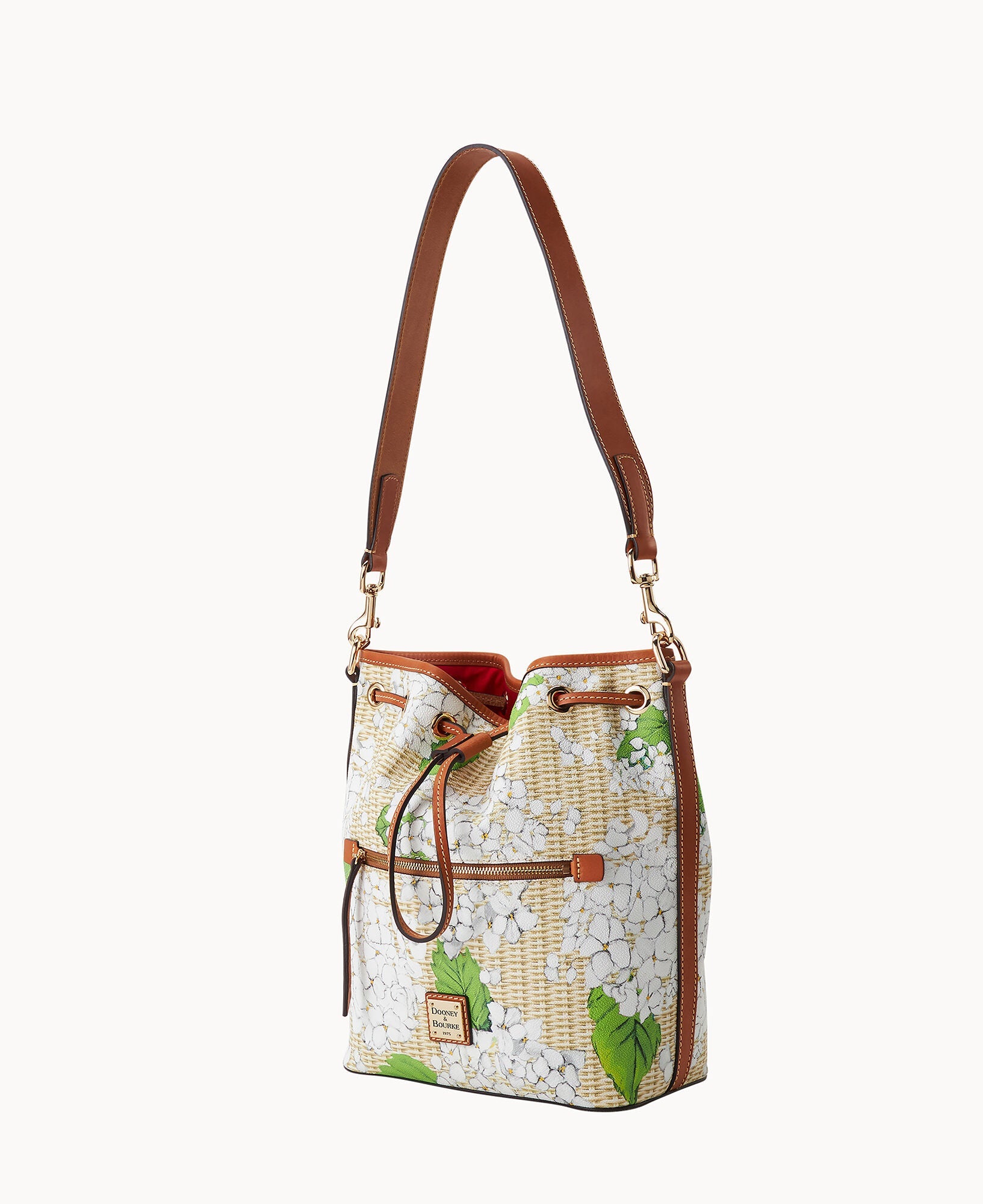 Hydrangea Basketweave Drawstring