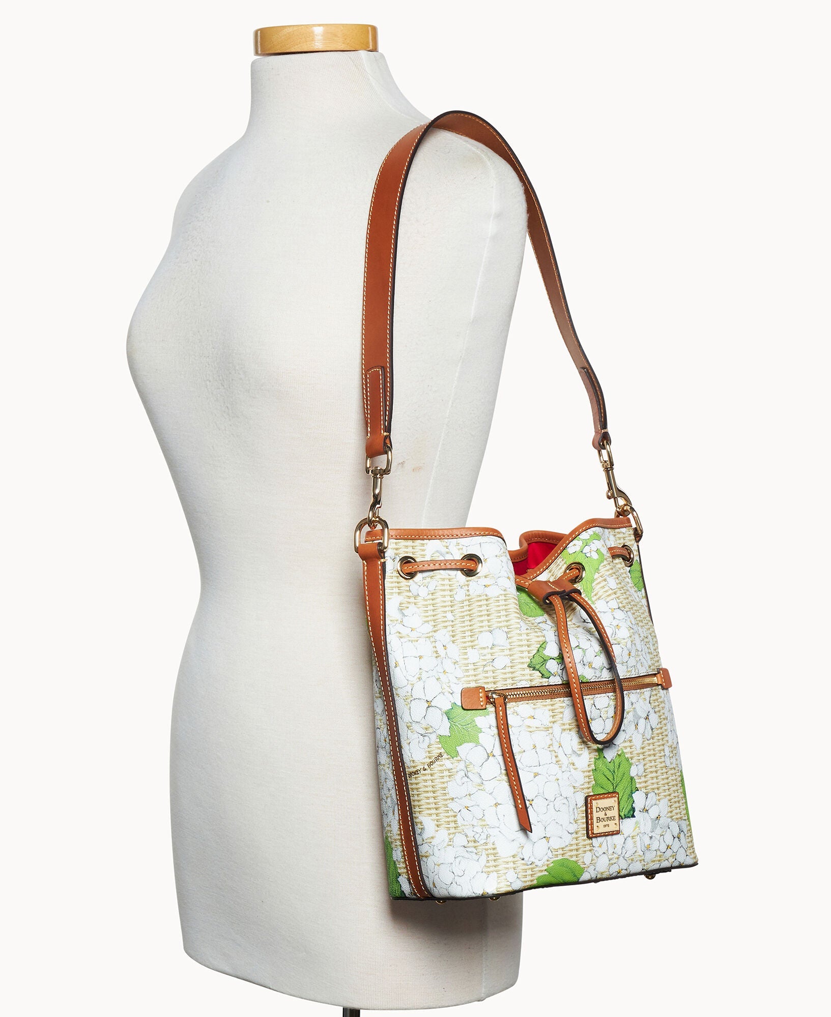 Hydrangea Basketweave Drawstring