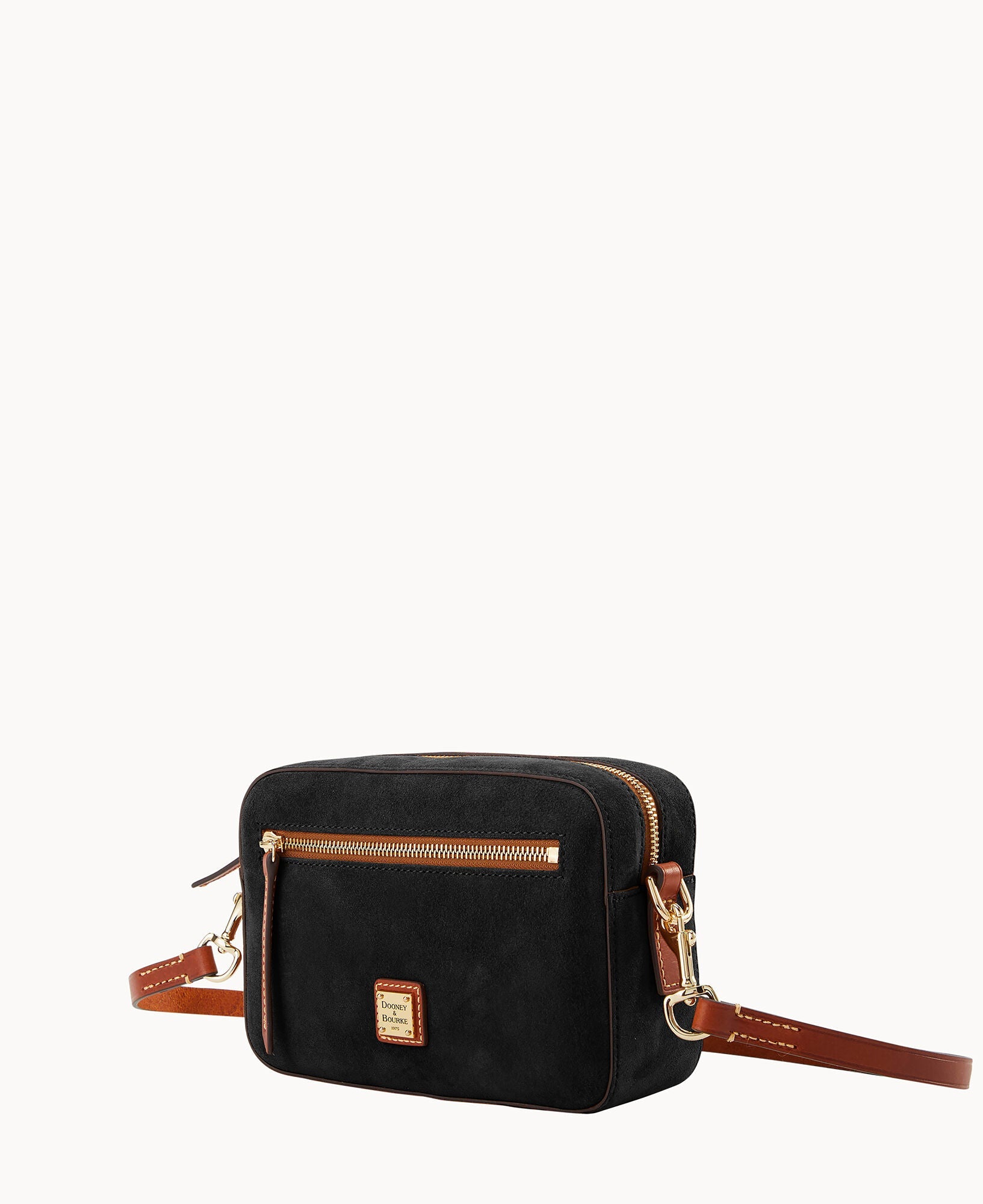 Suede Camera Zip Crossbody