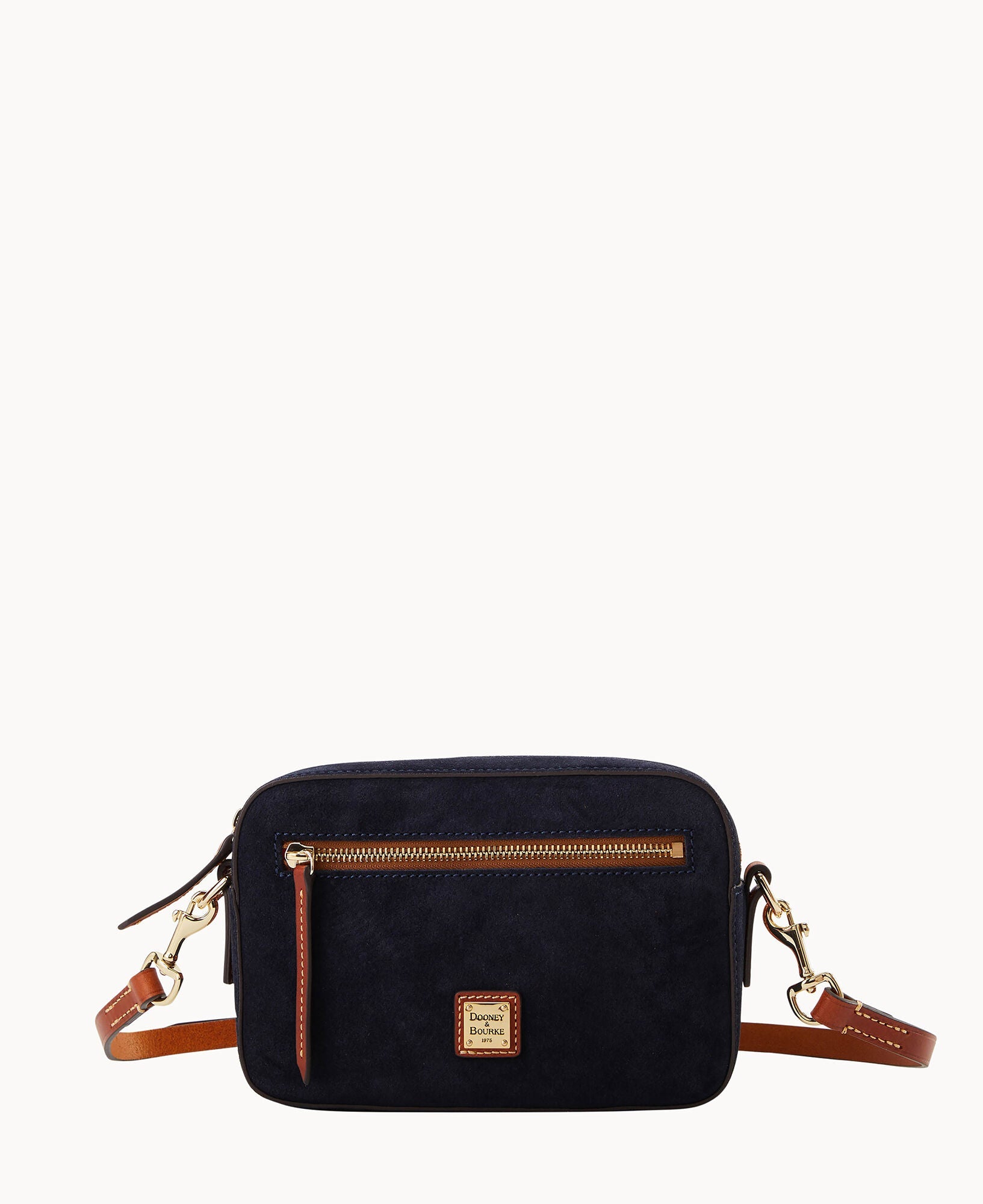 Suede Camera Zip Crossbody