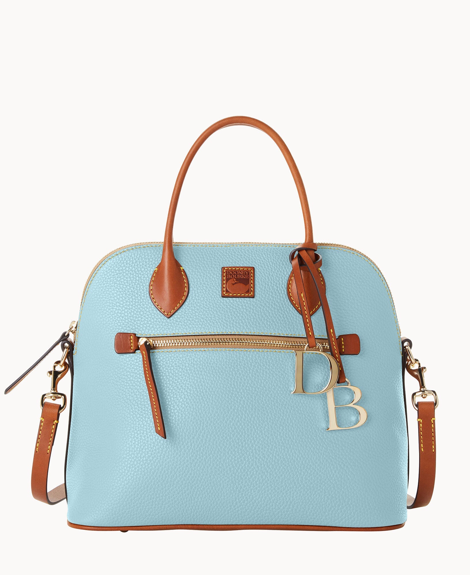 Pebble Grain Large Domed Satchel