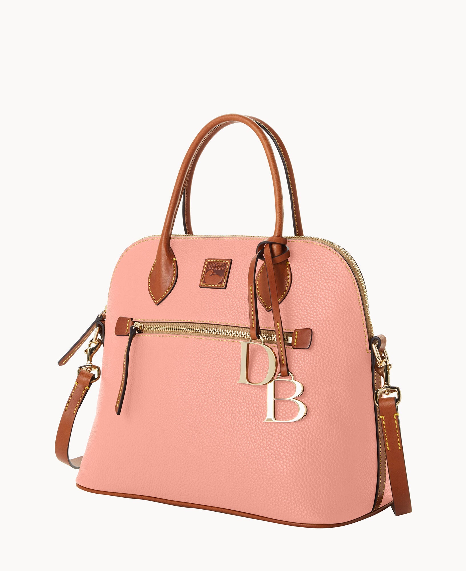 Pebble Grain Large Domed Satchel