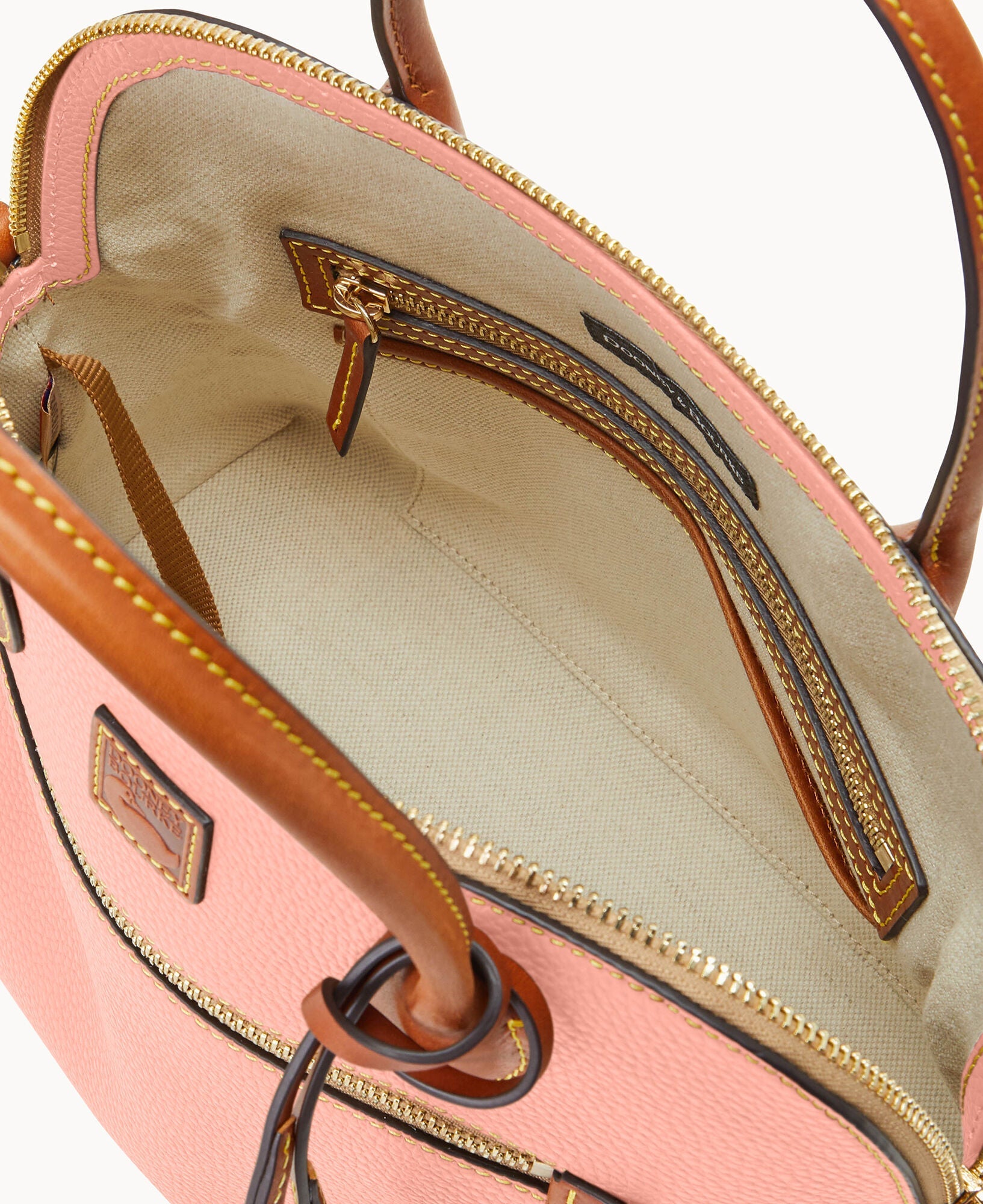 Pebble Grain Large Domed Satchel
