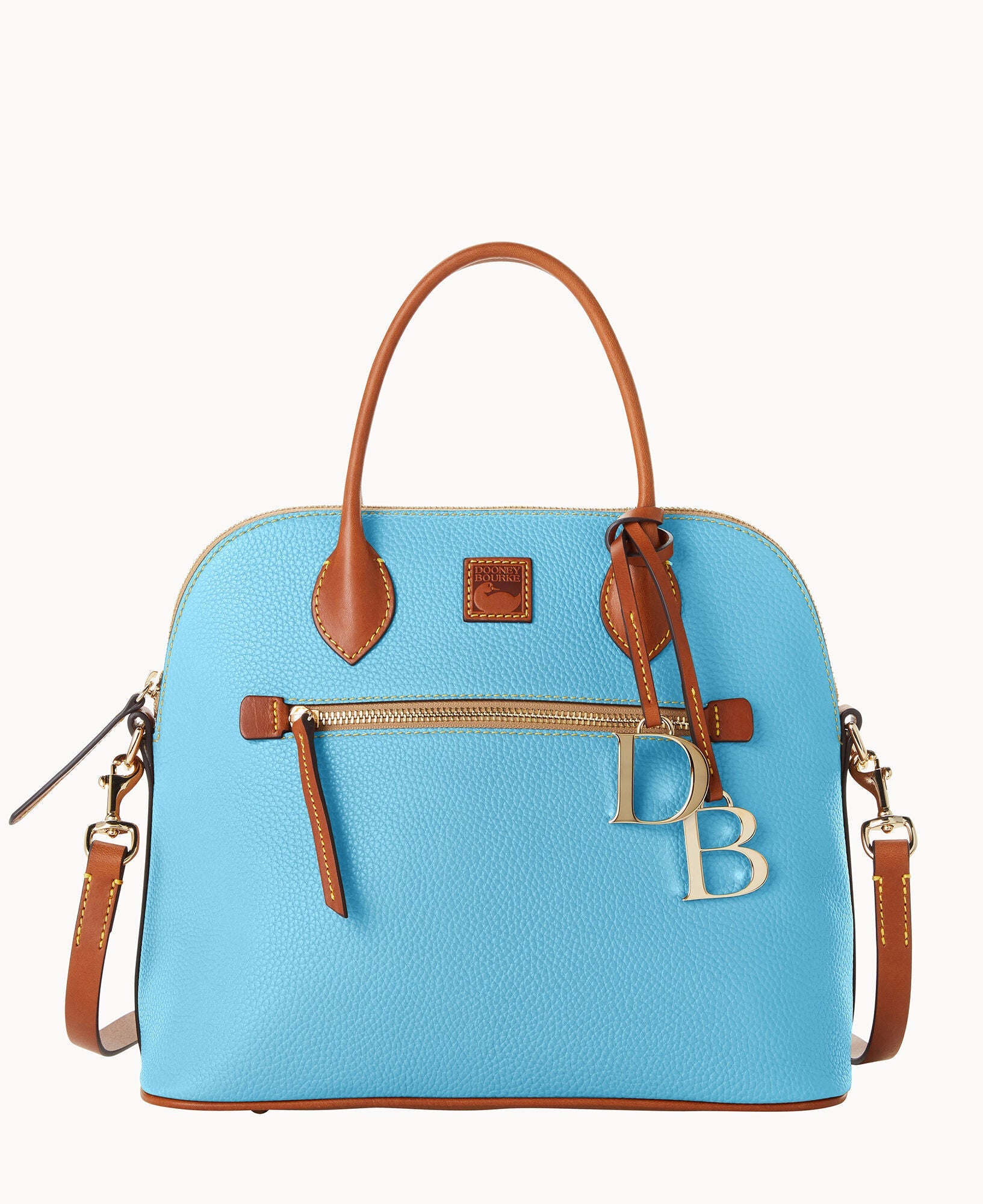 Pebble Grain Large Domed Satchel