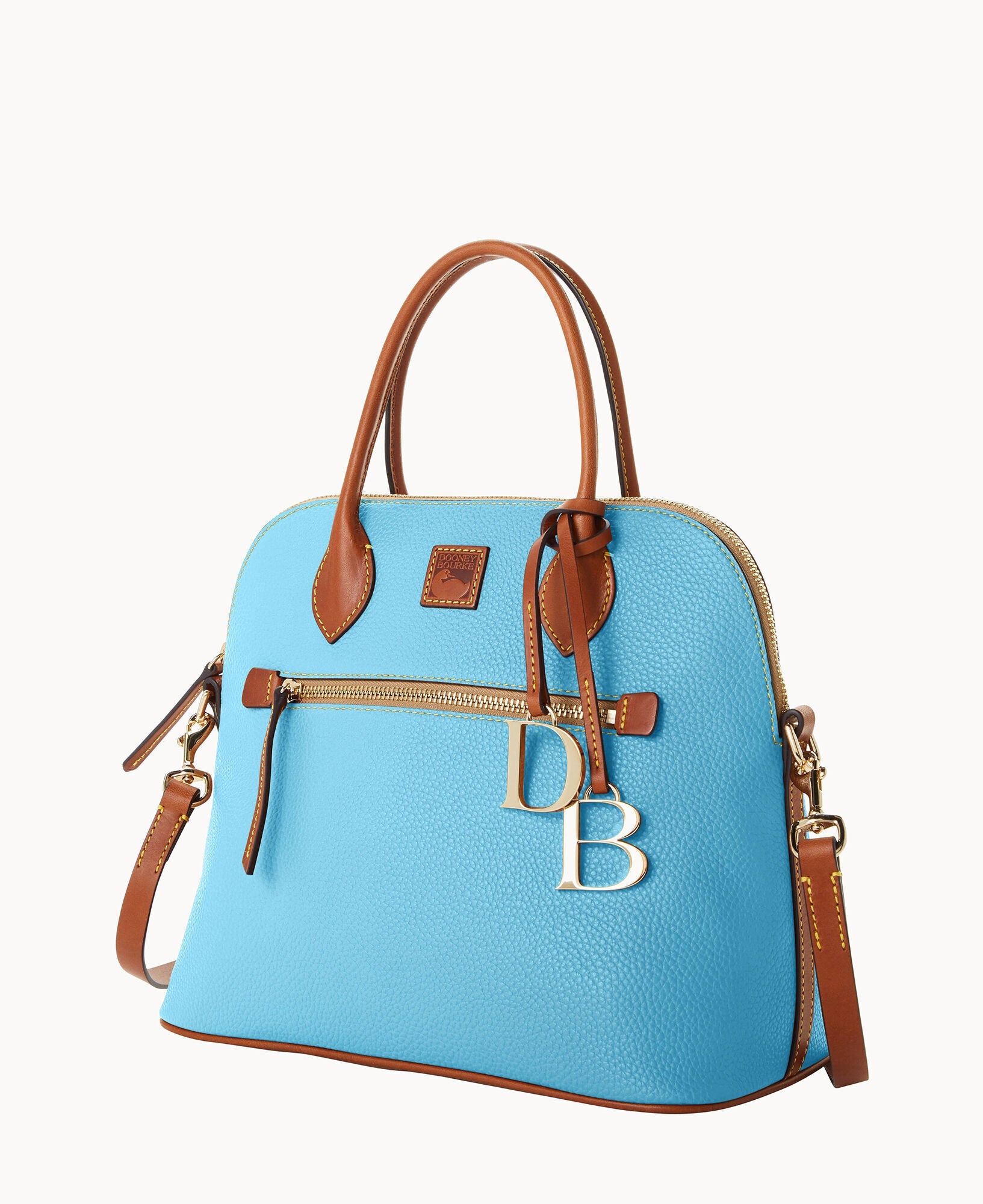 Pebble Grain Large Domed Satchel