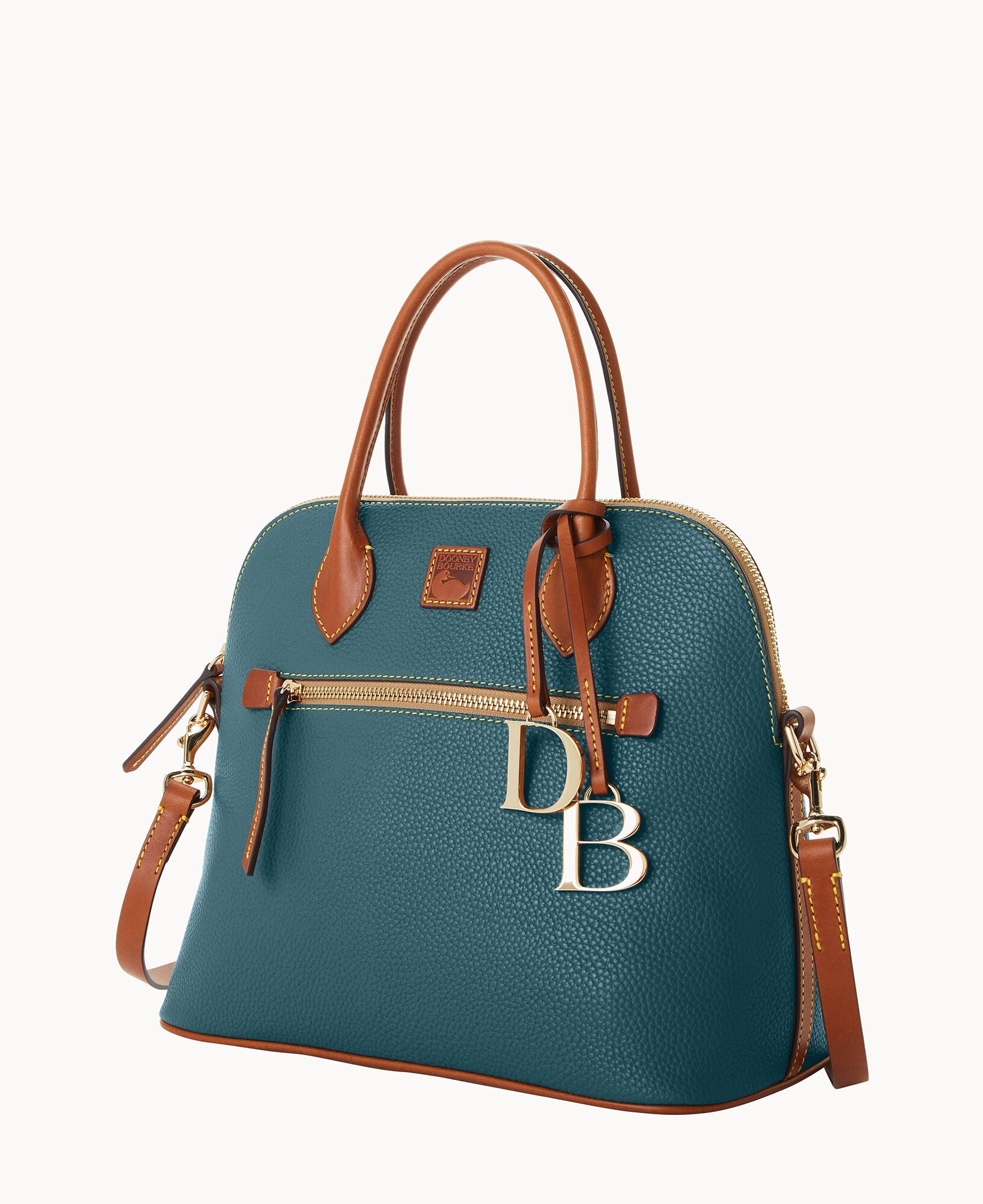 Pebble Grain Large Domed Satchel