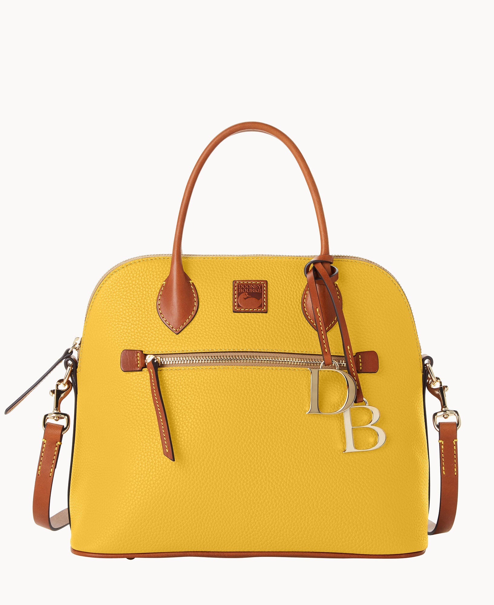 Pebble Grain Large Domed Satchel