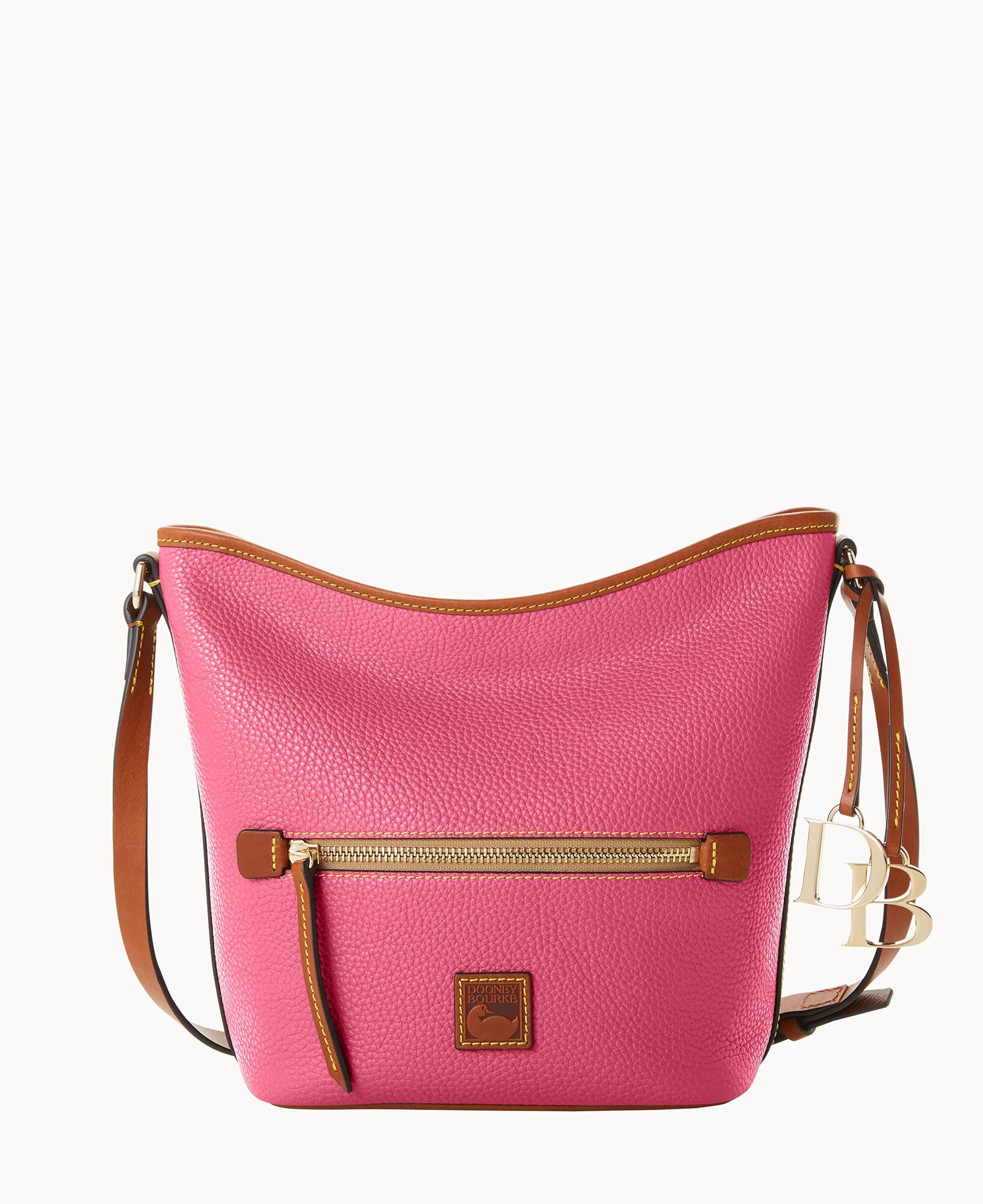 Pebble Grain Zip Sac