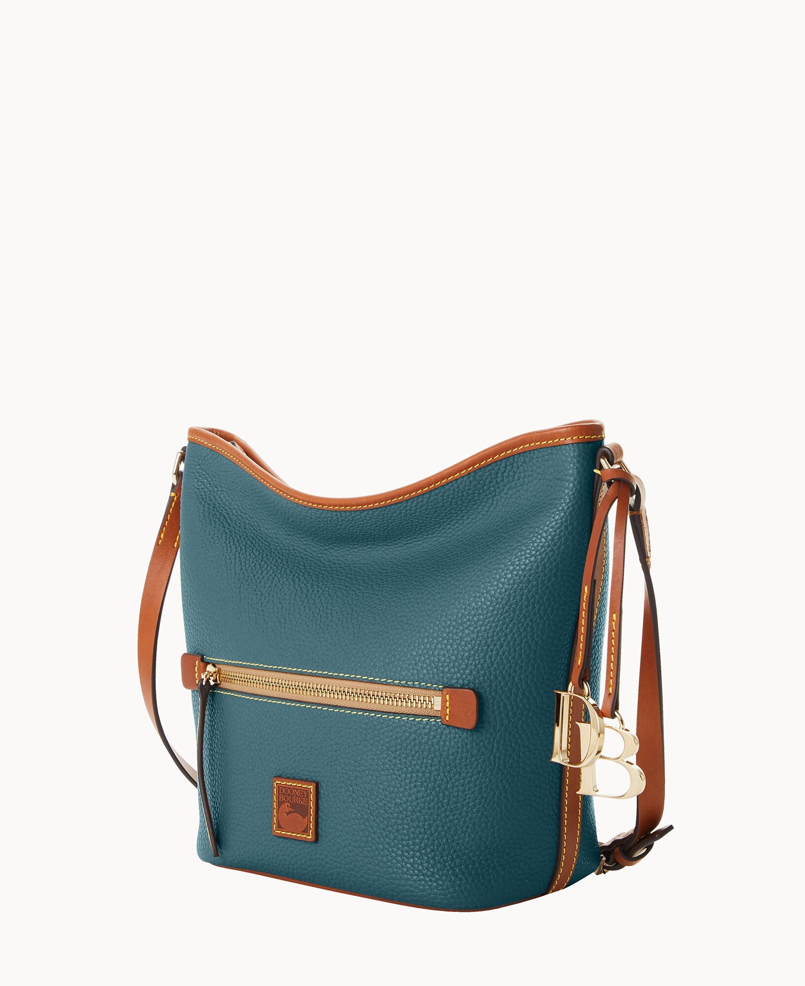 Pebble Grain Zip Sac