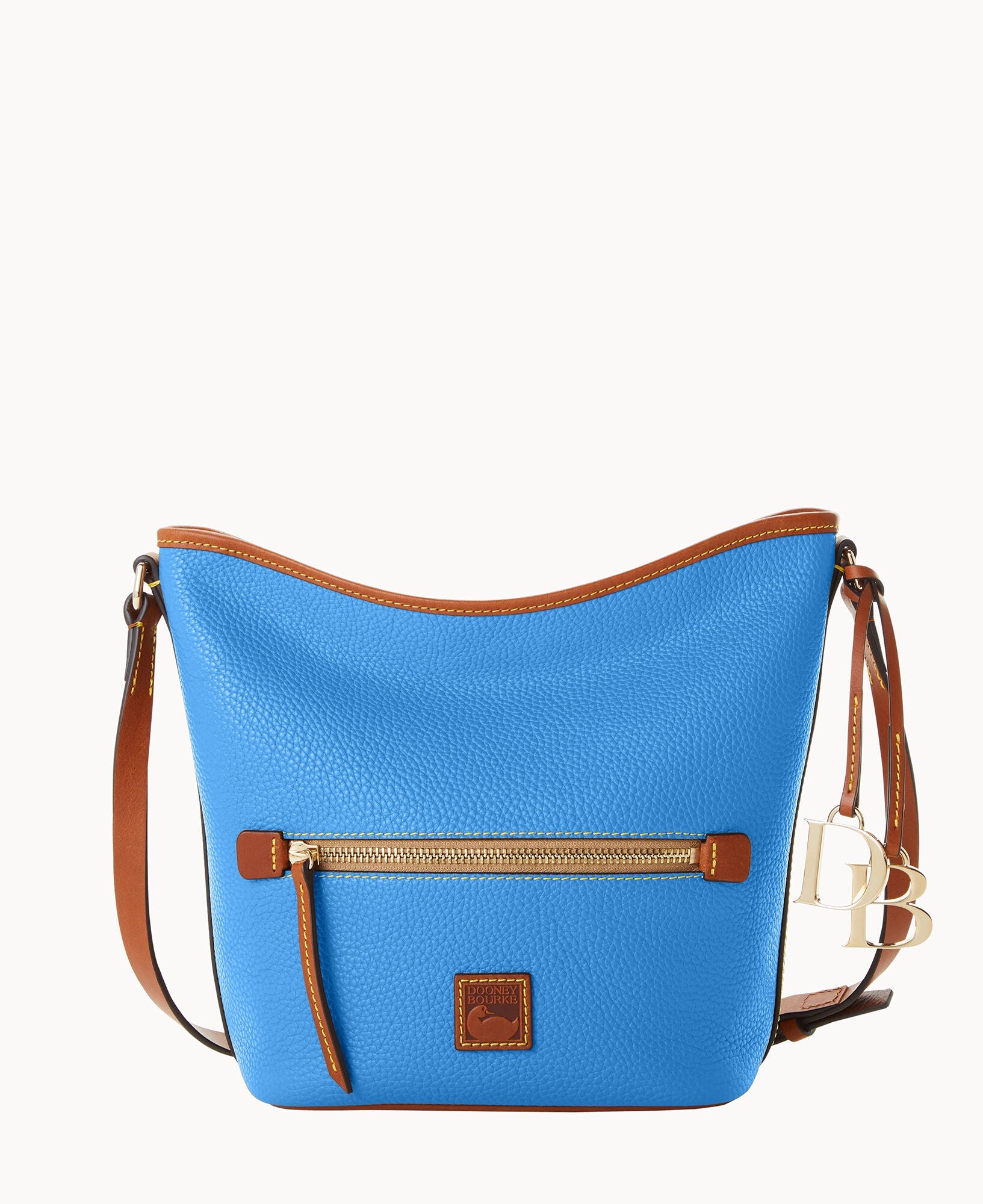 Pebble Grain Zip Sac