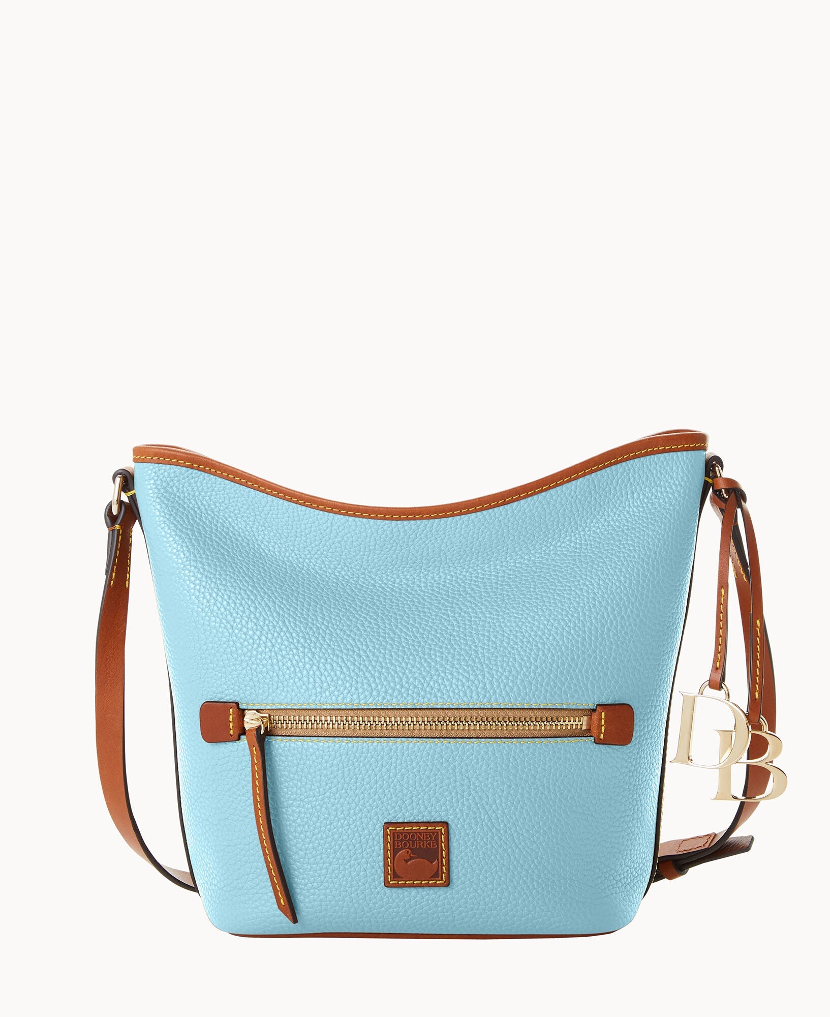 Pebble Grain Zip Sac