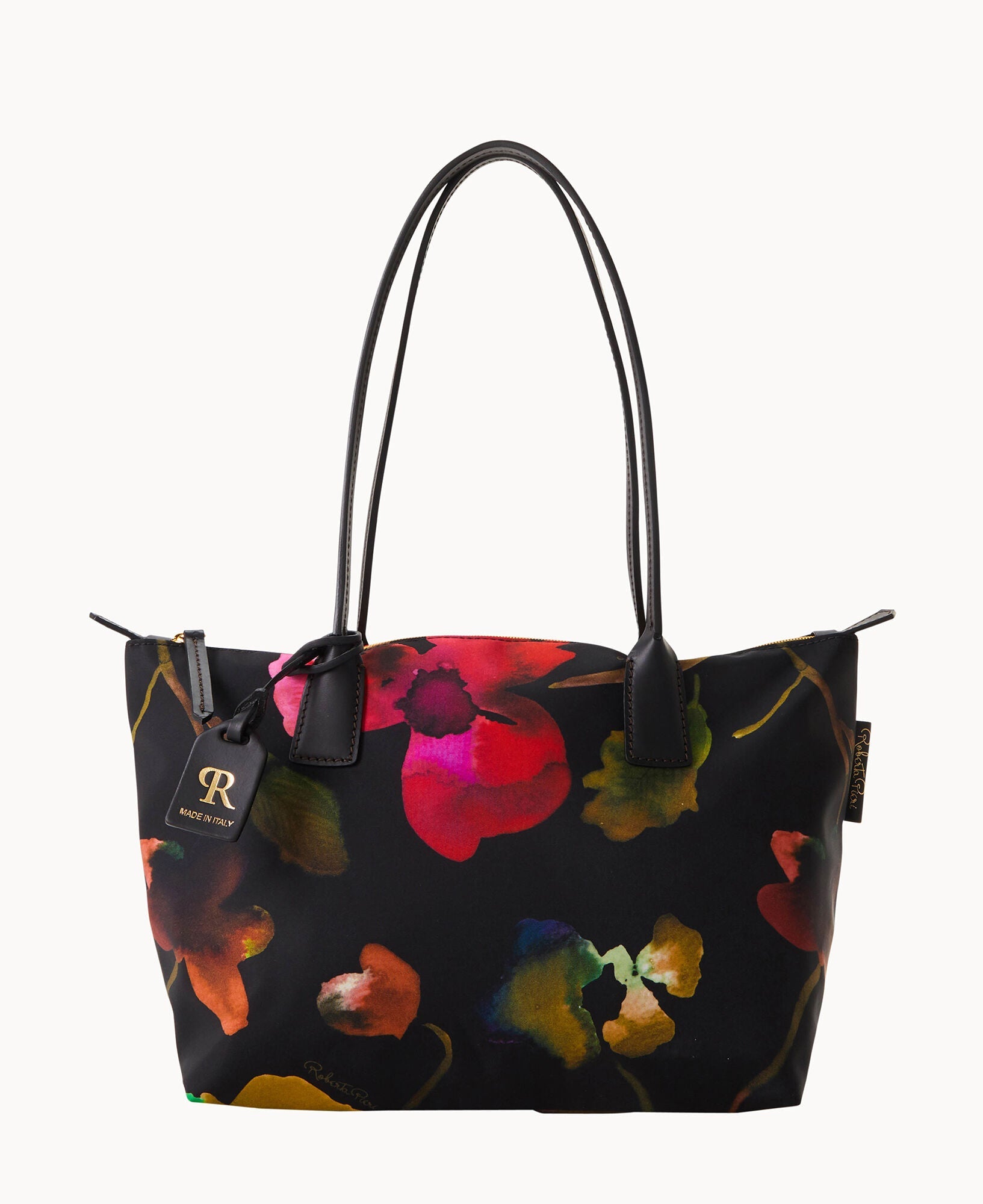 Roberta Pieri Flower Classic Sm Robertina Tote w Long Handle