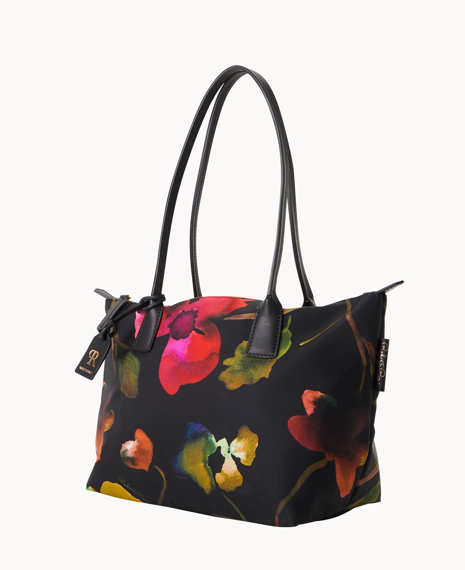Roberta Pieri Flower Classic Sm Robertina Tote w Long Handle
