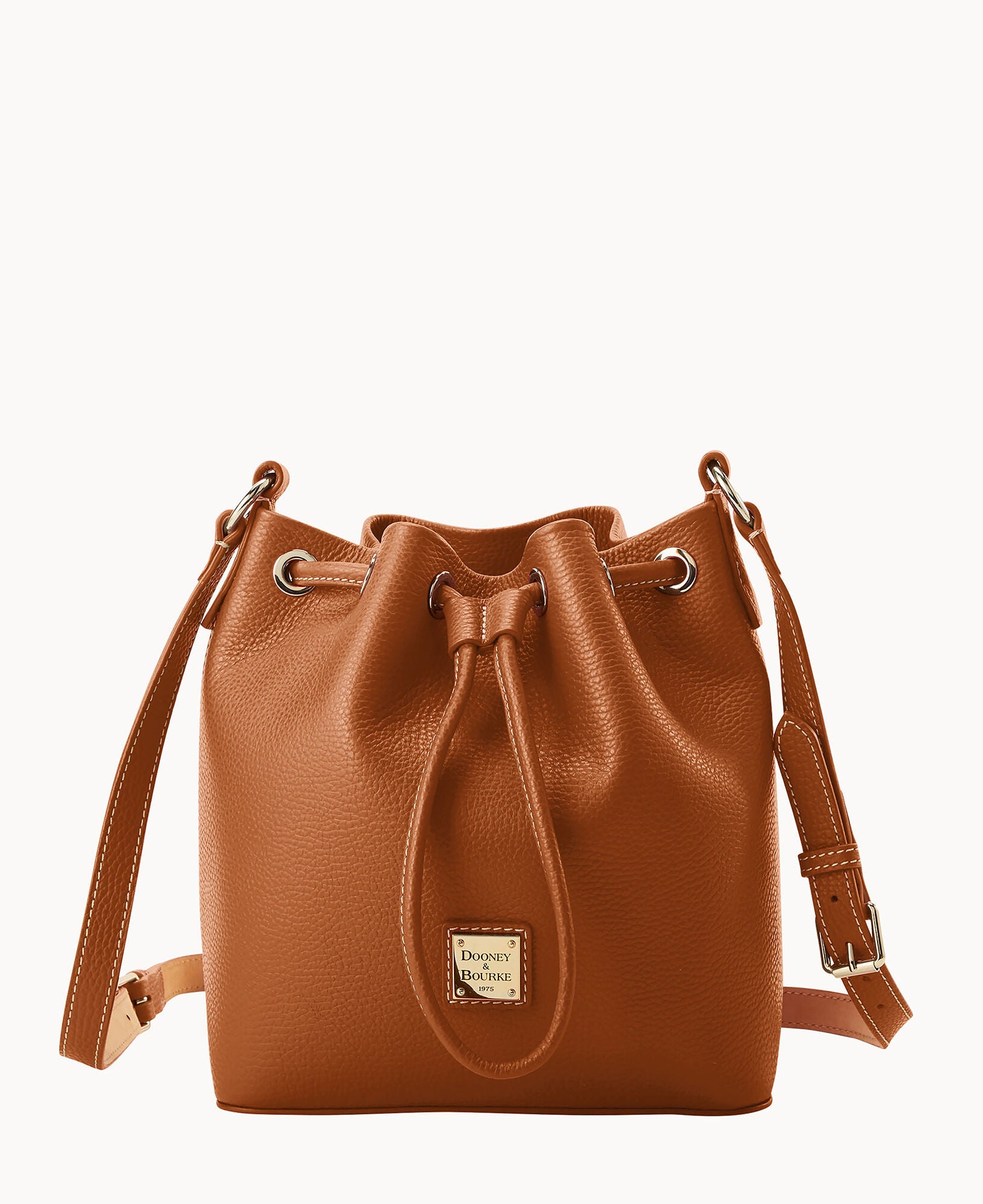 Lucca Leather Crossbody Drawstring