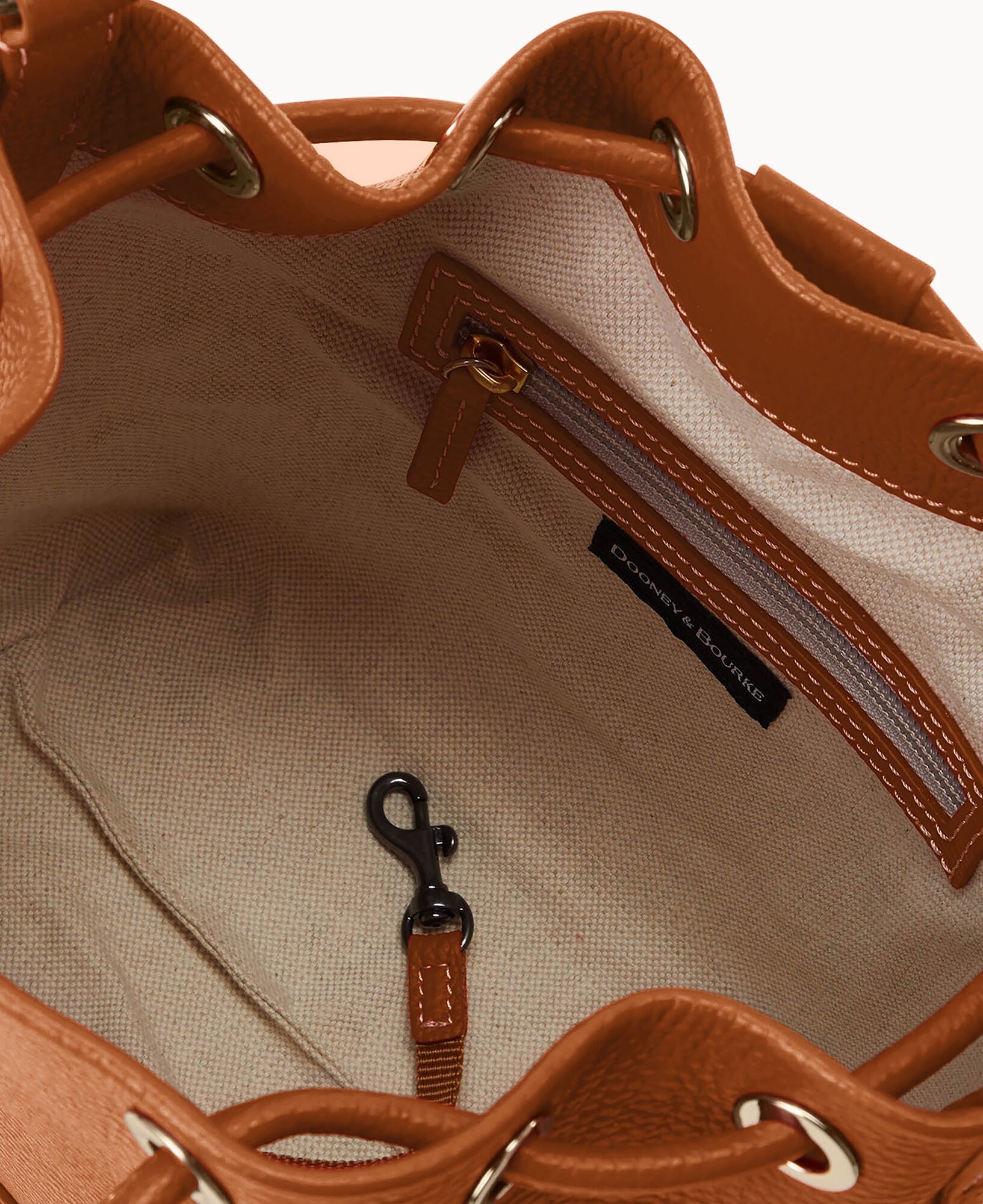 Lucca Leather Crossbody Drawstring