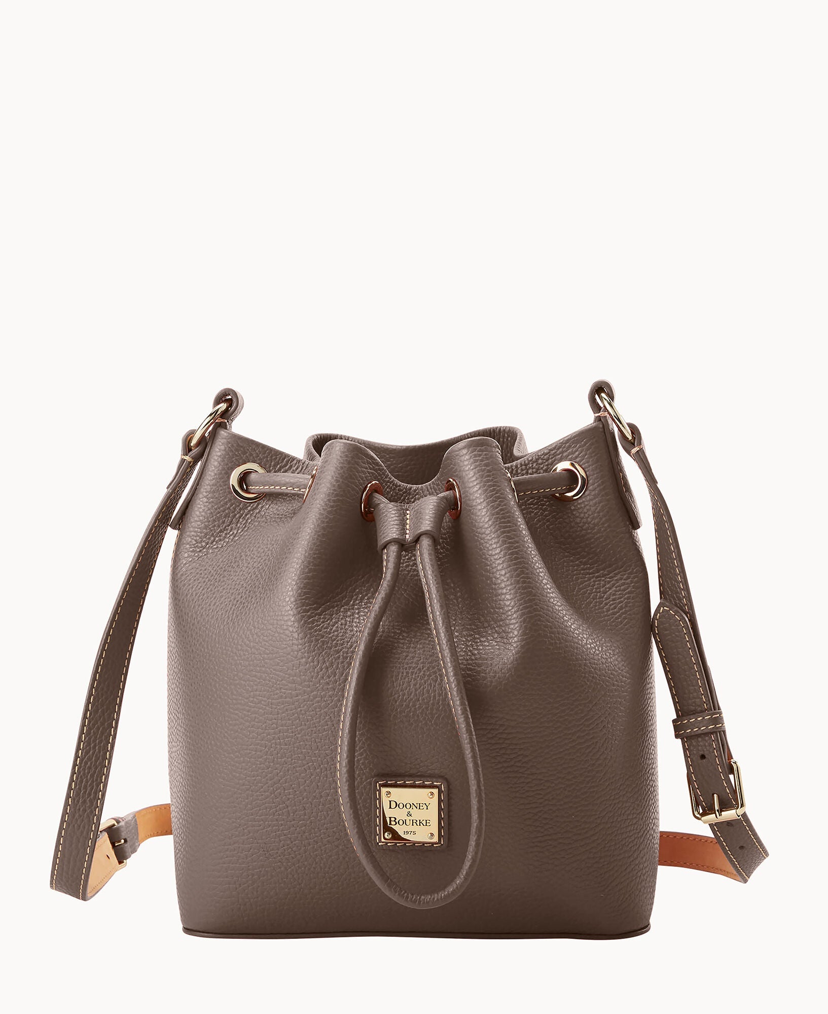 Lucca Leather Crossbody Drawstring