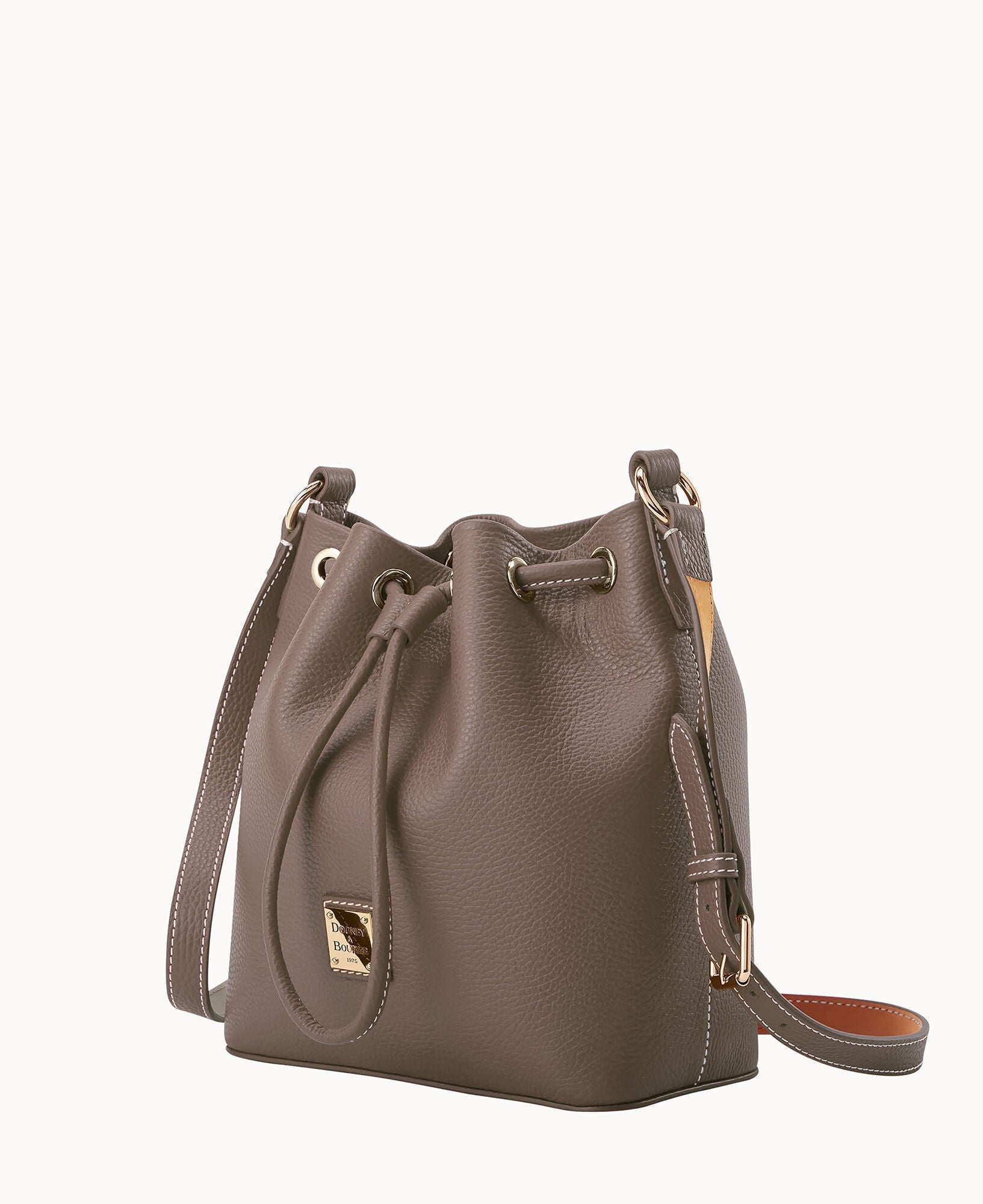 Lucca Leather Crossbody Drawstring