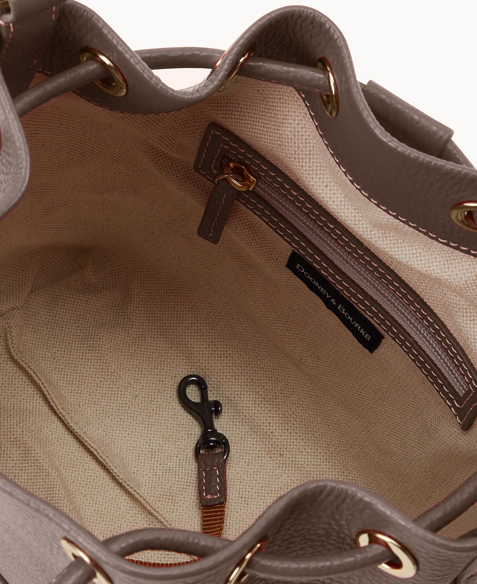 Lucca Leather Crossbody Drawstring