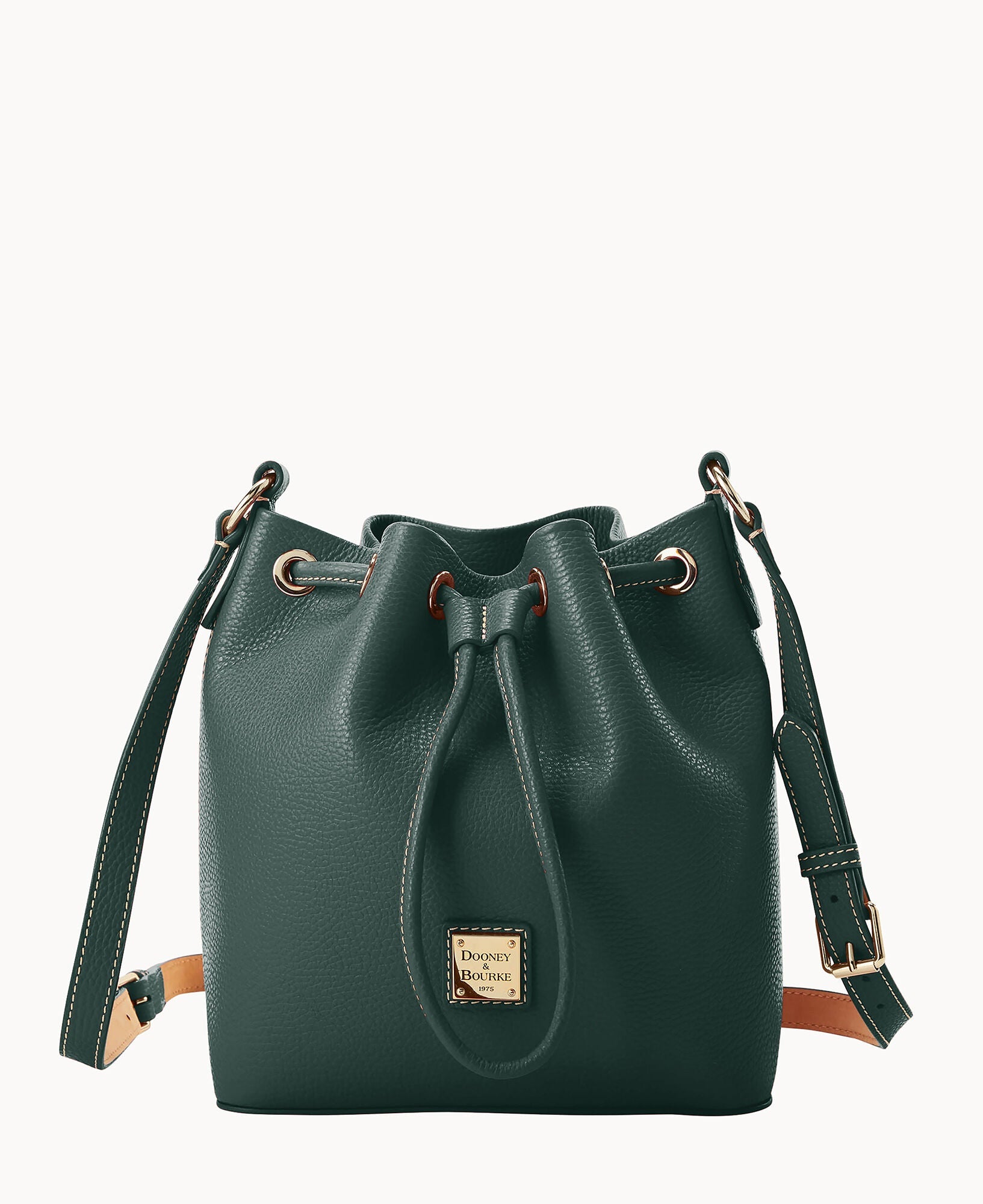 Lucca Leather Crossbody Drawstring