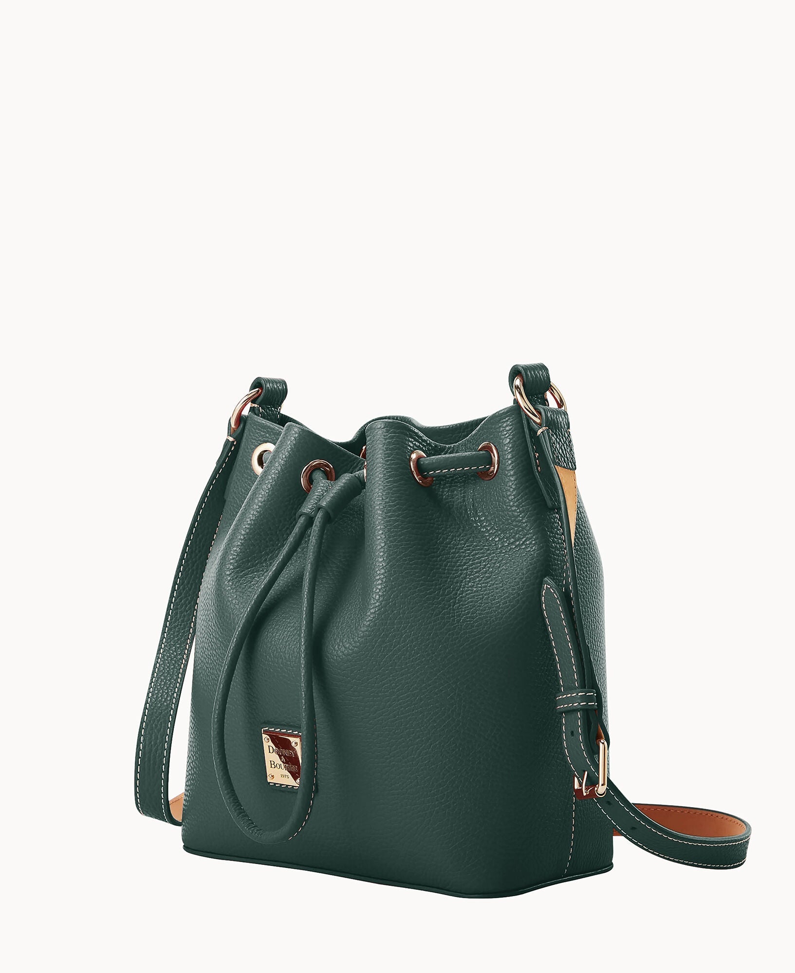 Lucca Leather Crossbody Drawstring