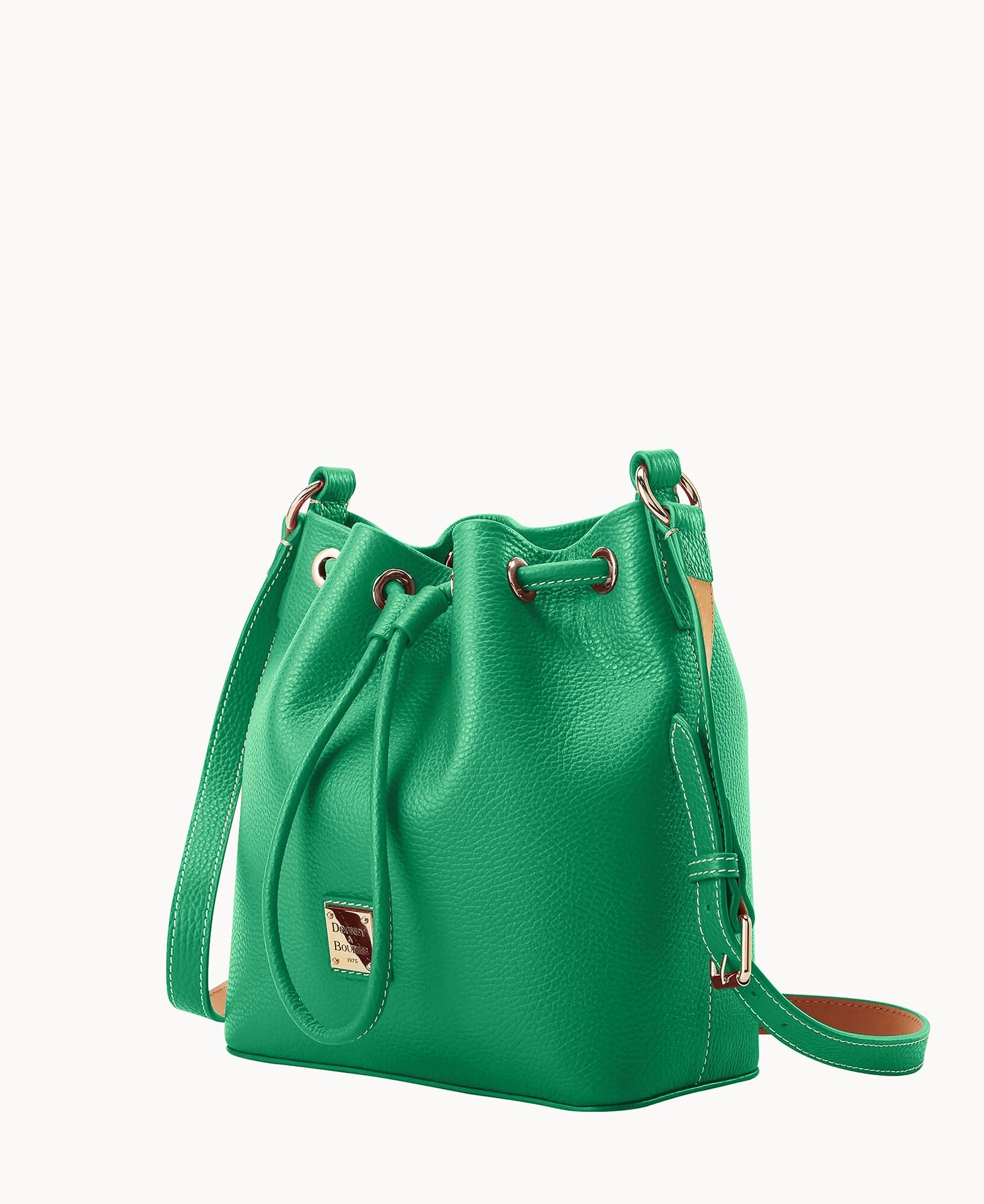 Lucca Leather Crossbody Drawstring