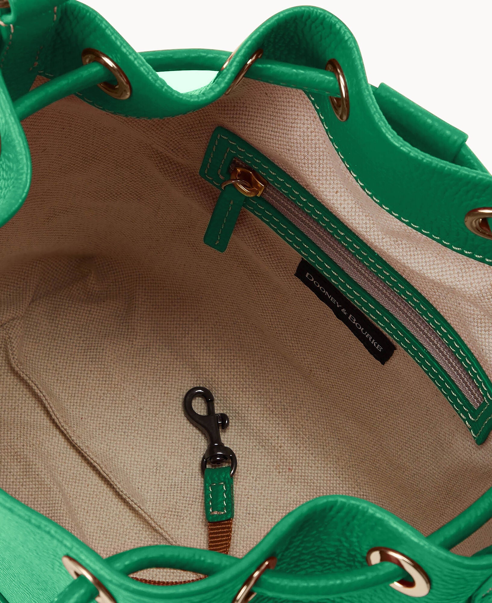 Lucca Leather Crossbody Drawstring