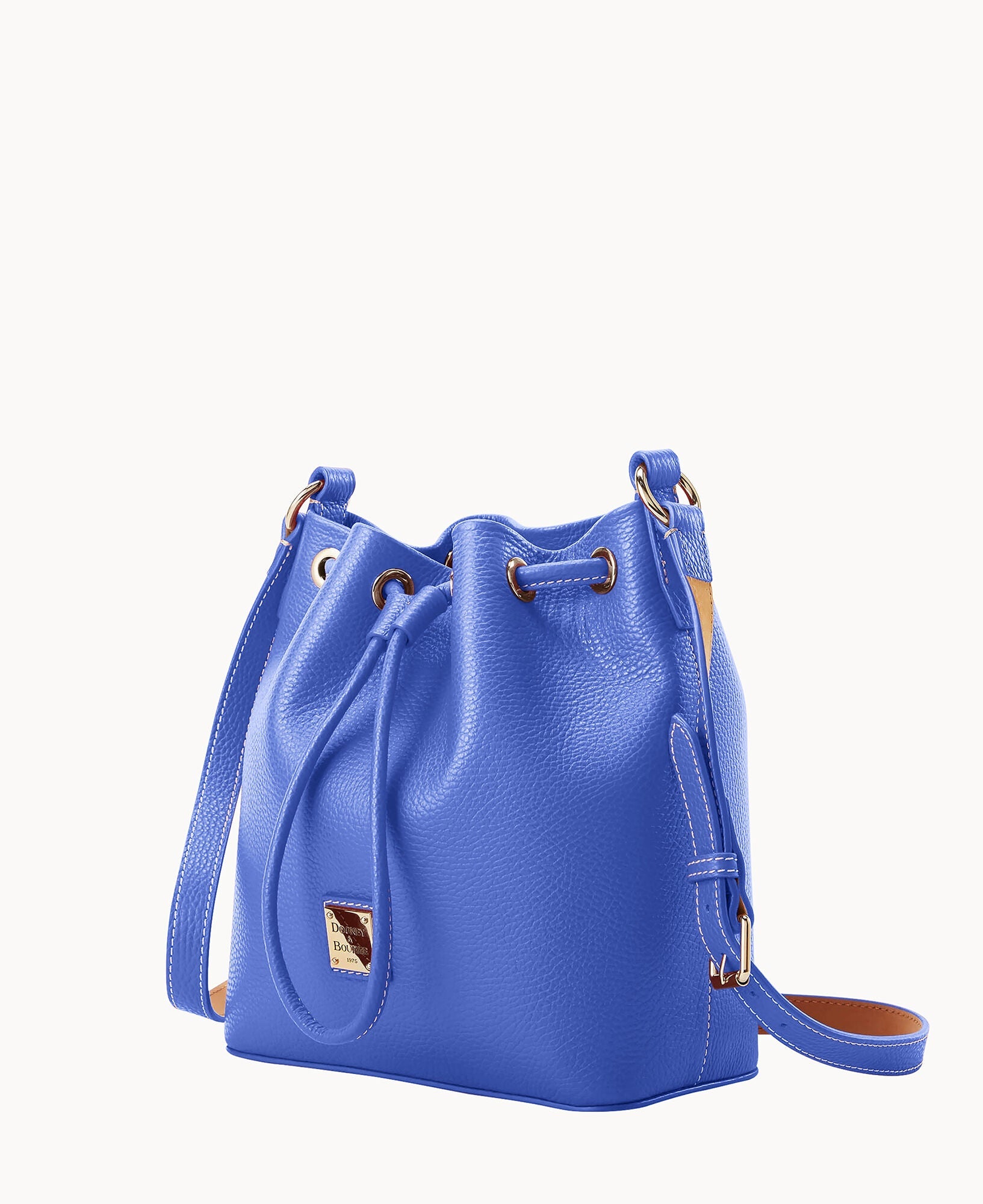 Lucca Leather Crossbody Drawstring