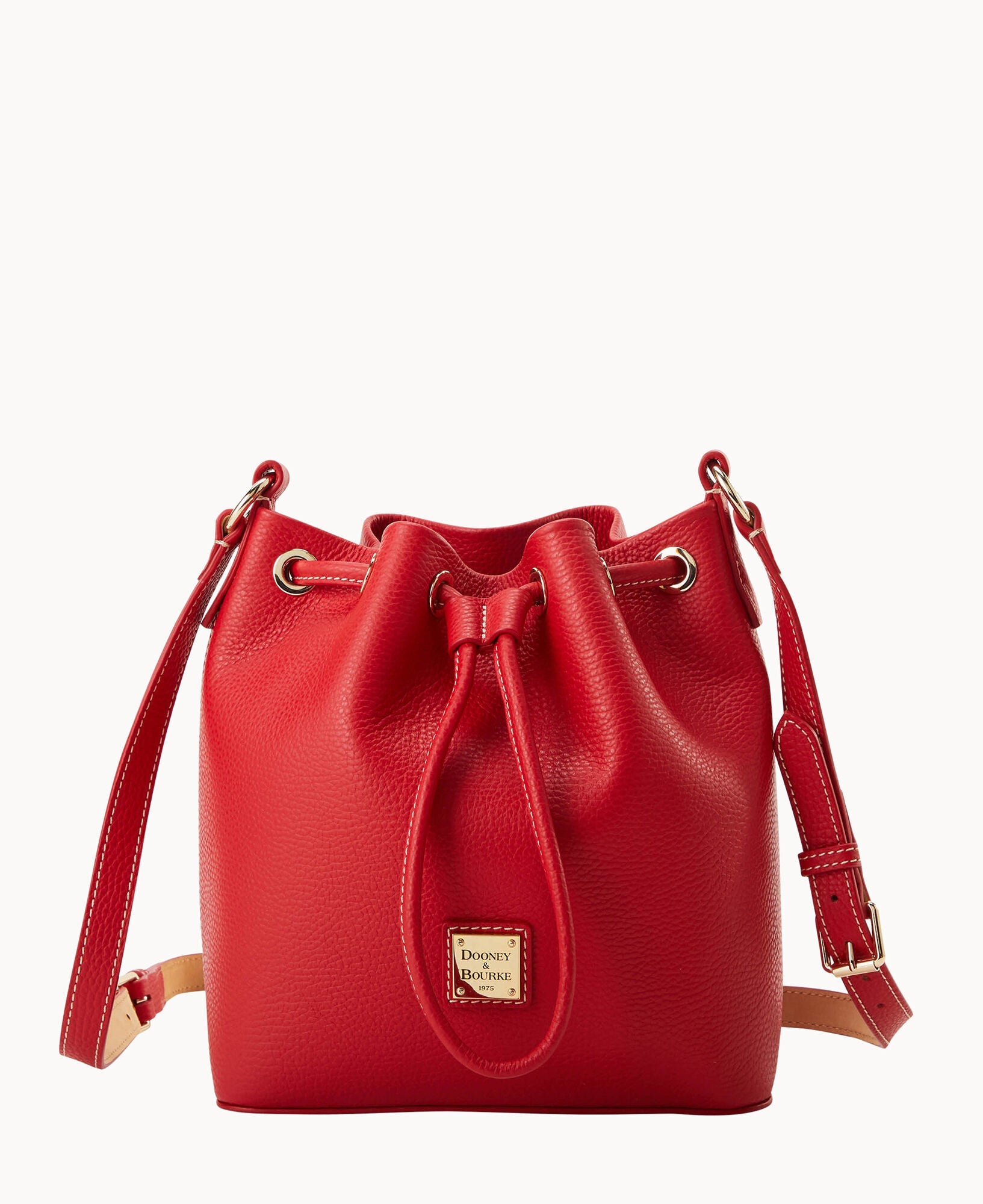 Lucca Leather Crossbody Drawstring