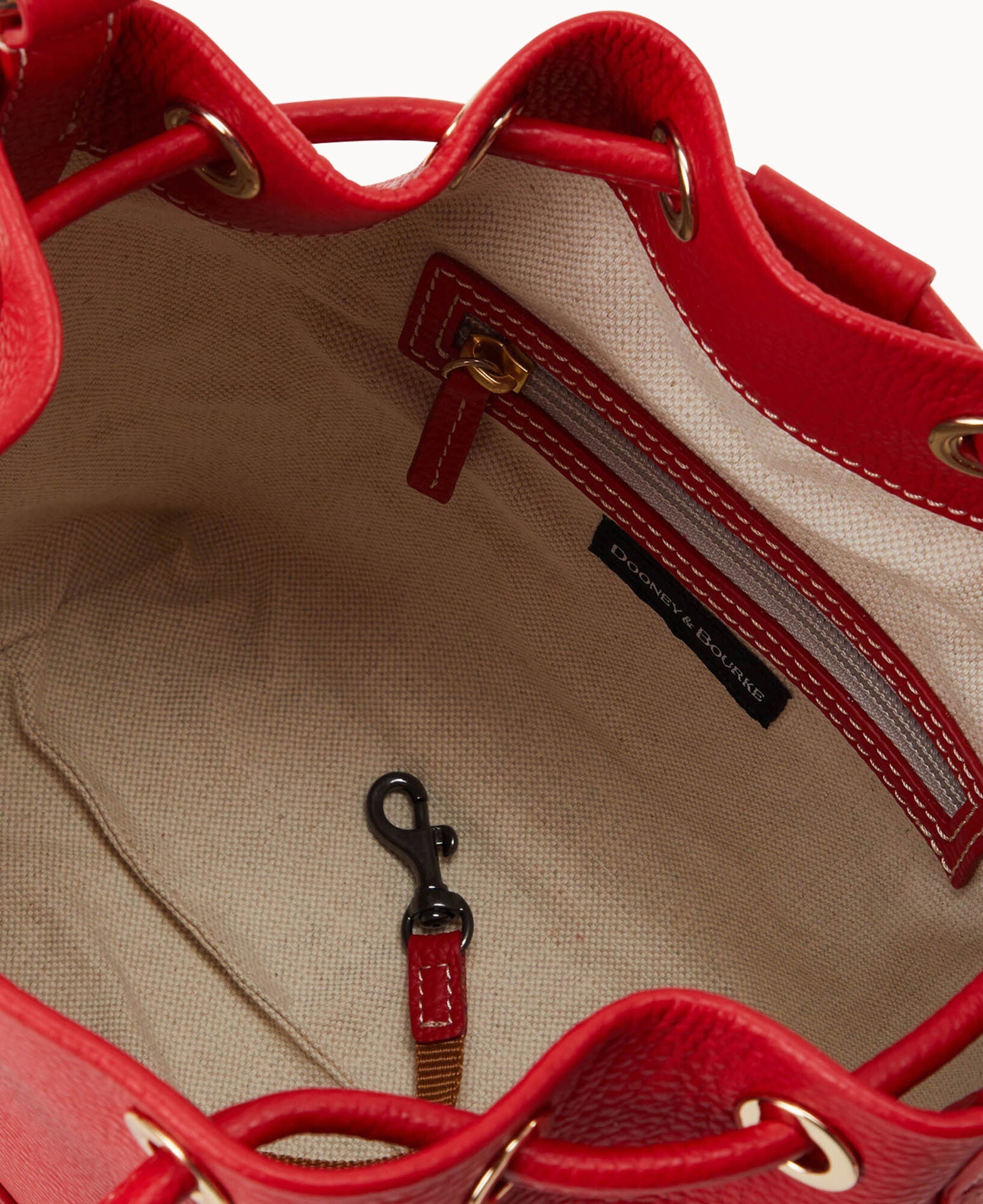 Lucca Leather Crossbody Drawstring