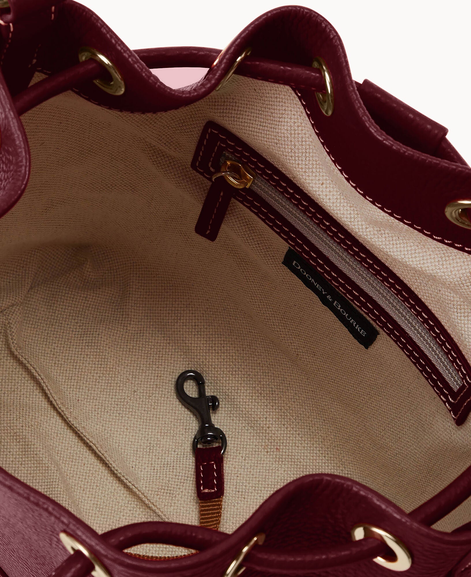 Lucca Leather Crossbody Drawstring