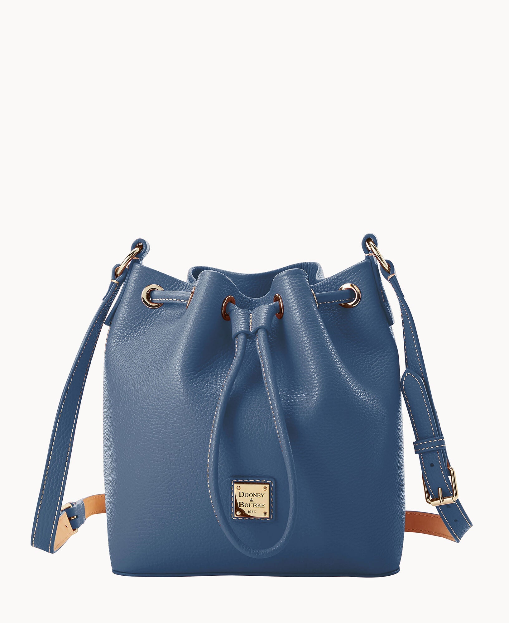 Lucca Leather Crossbody Drawstring