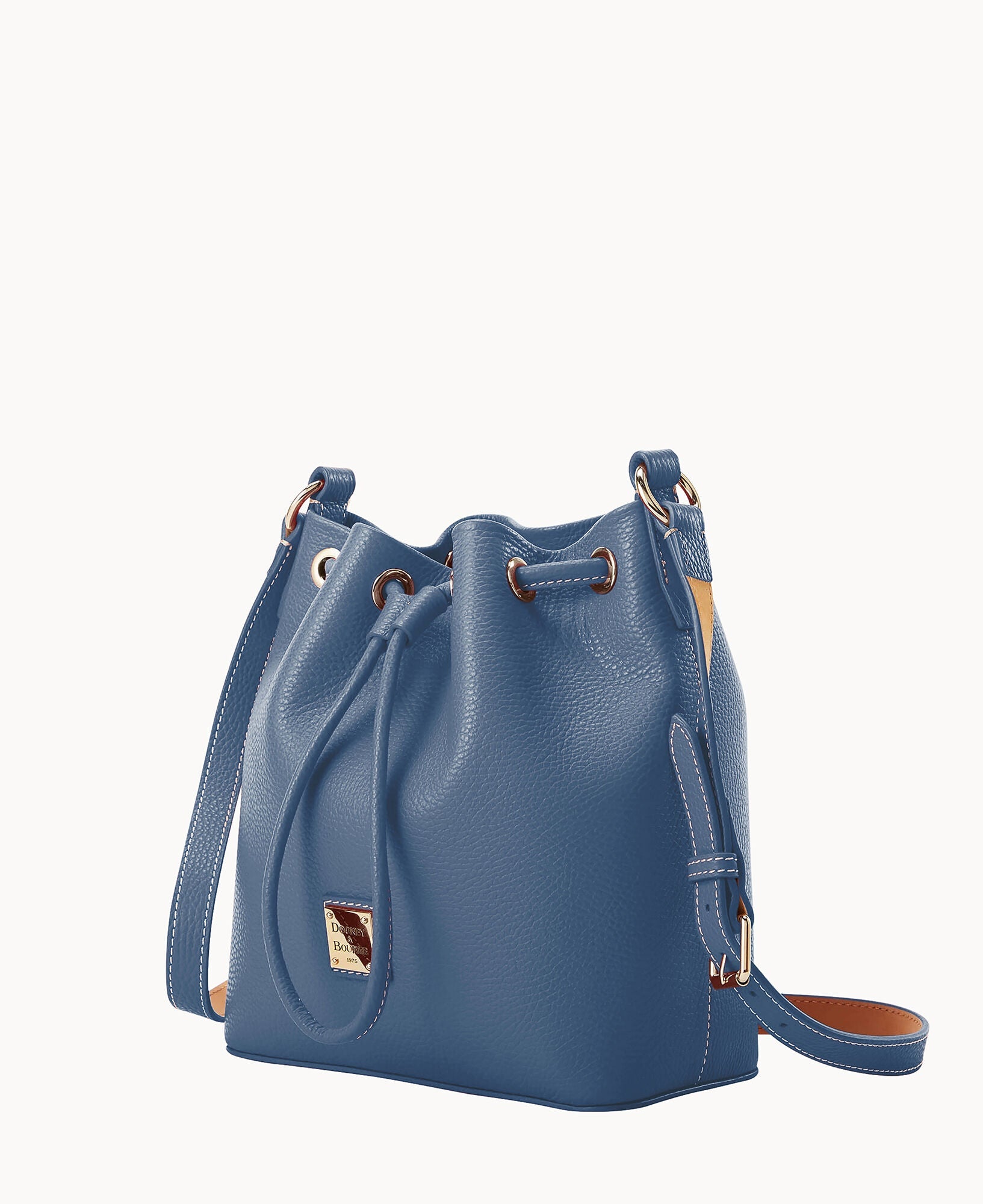 Lucca Leather Crossbody Drawstring