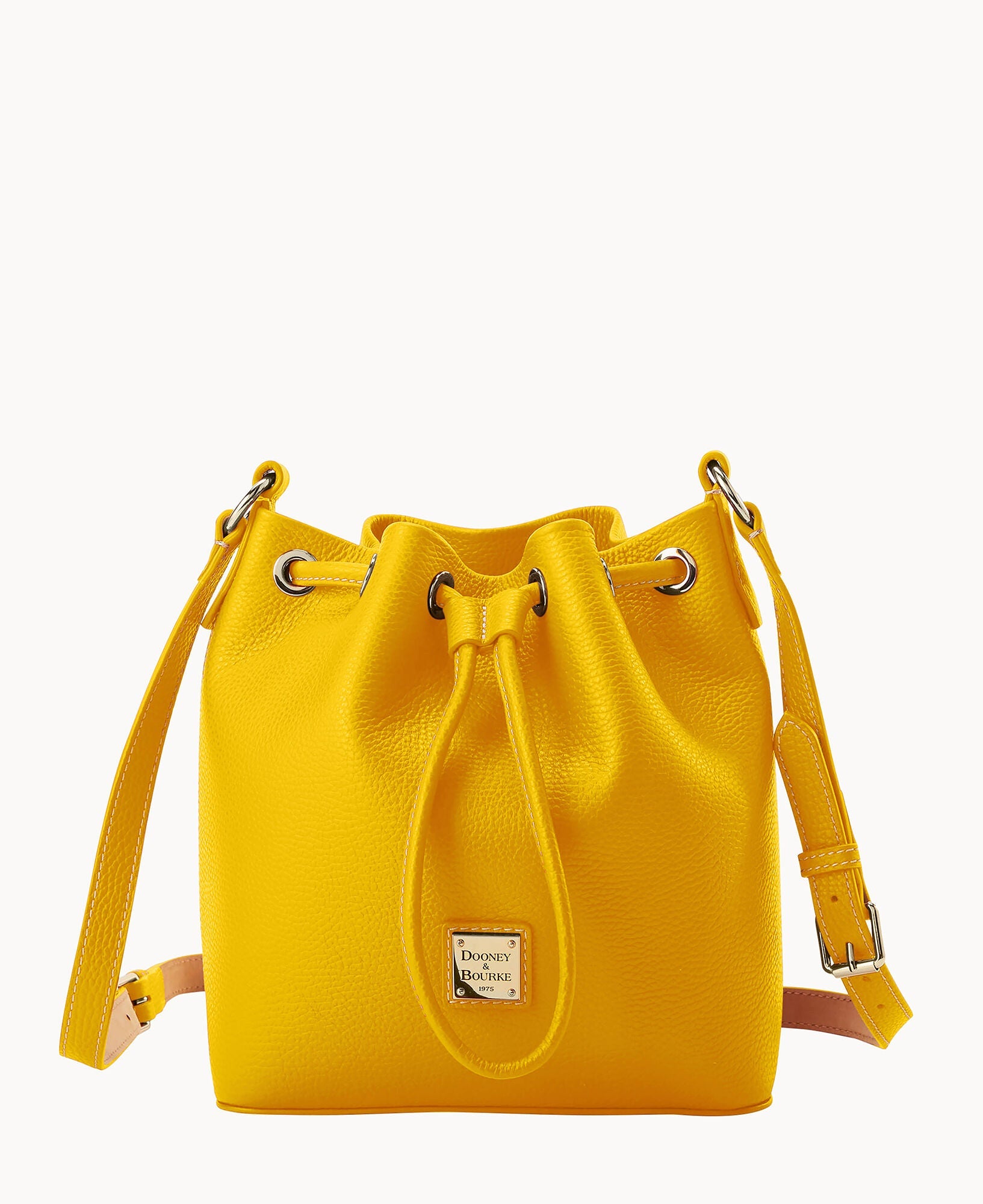 Lucca Leather Crossbody Drawstring