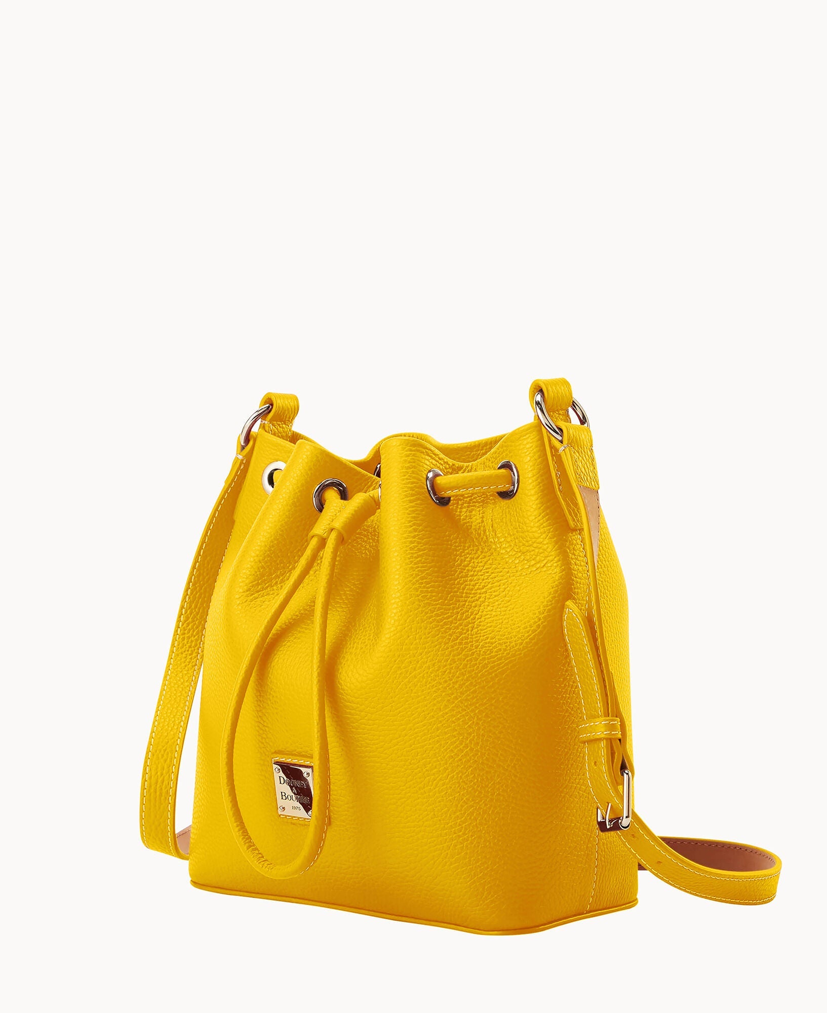 Lucca Leather Crossbody Drawstring