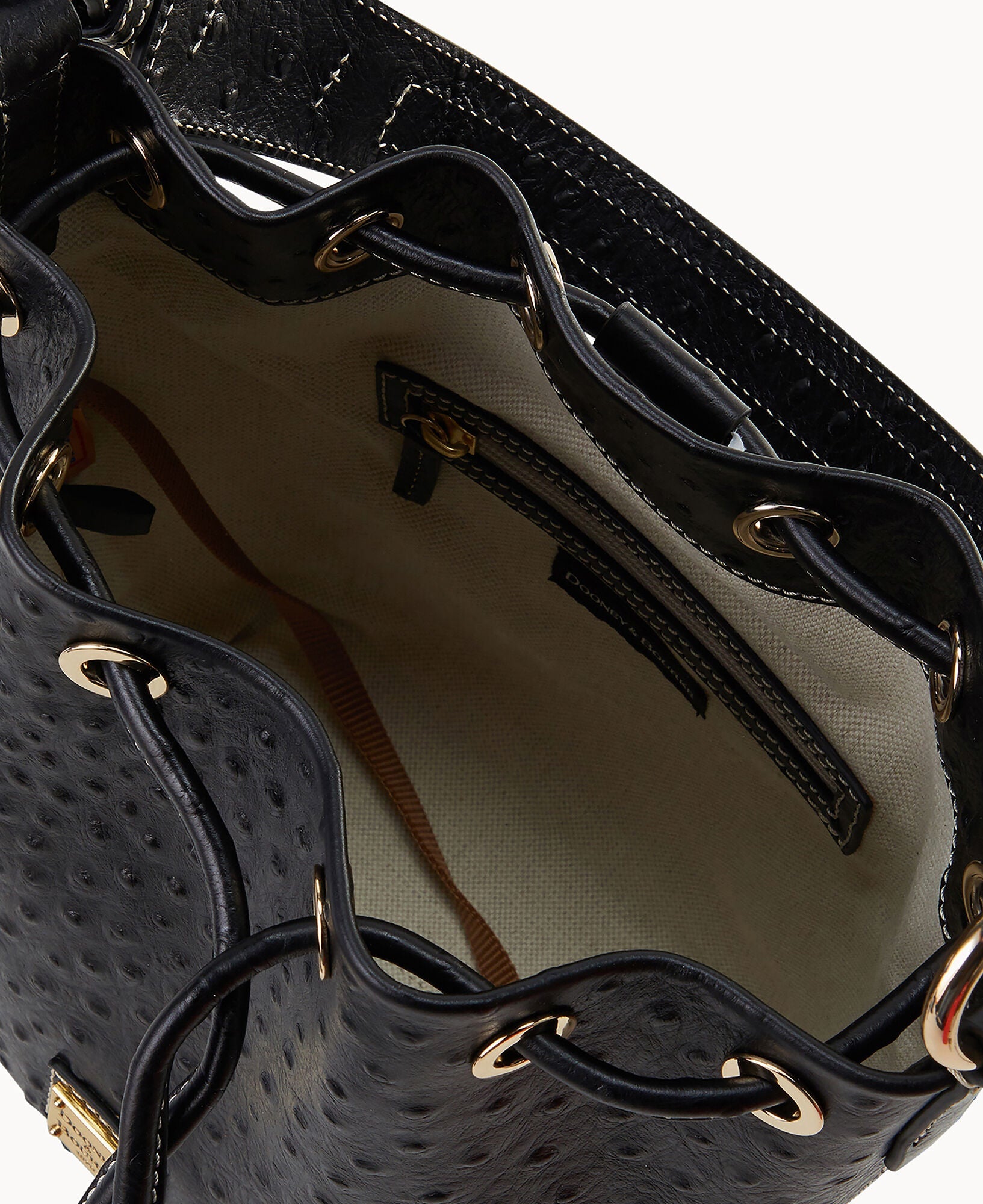 Ostrich Small Drawstring