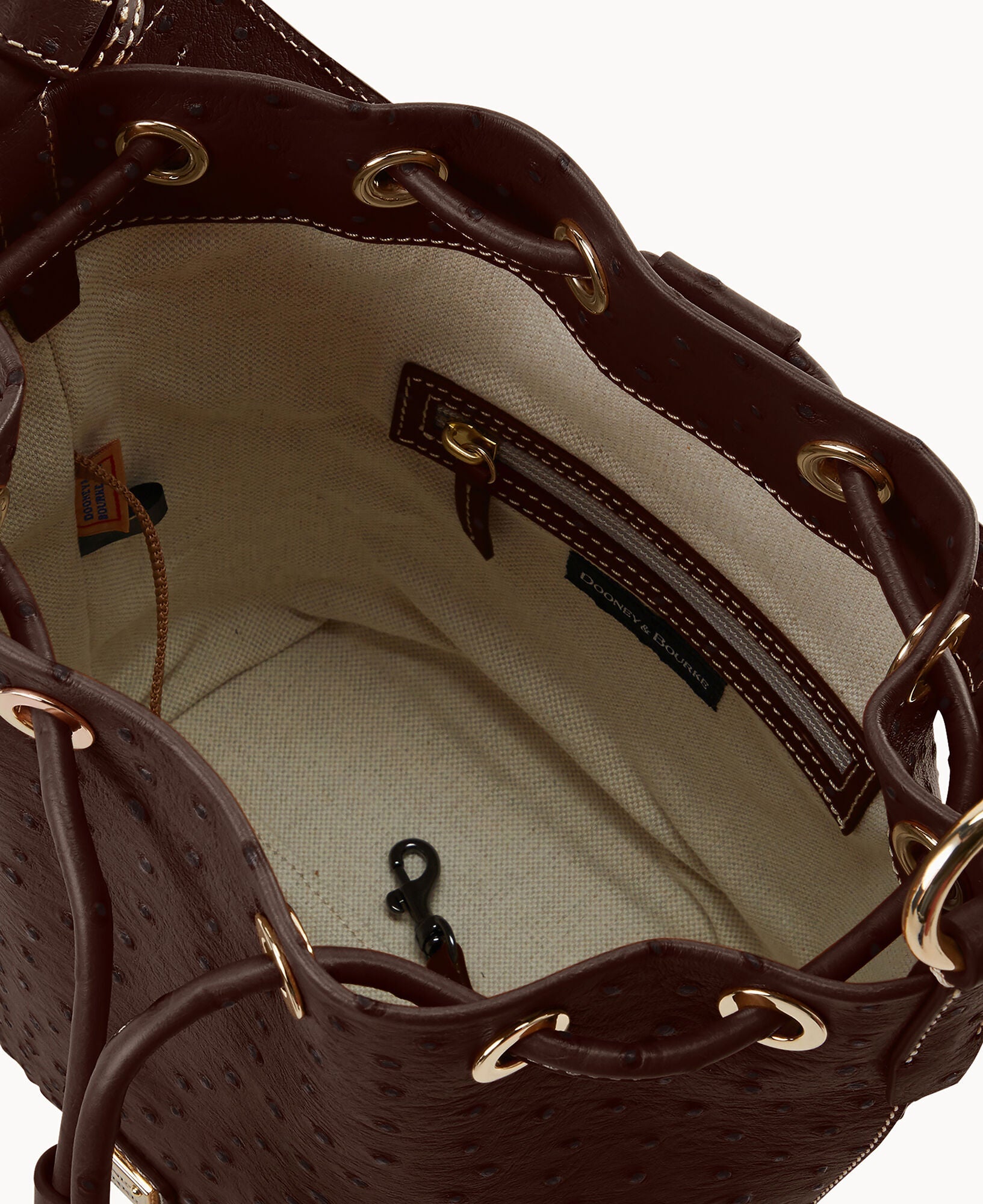 Ostrich Small Drawstring