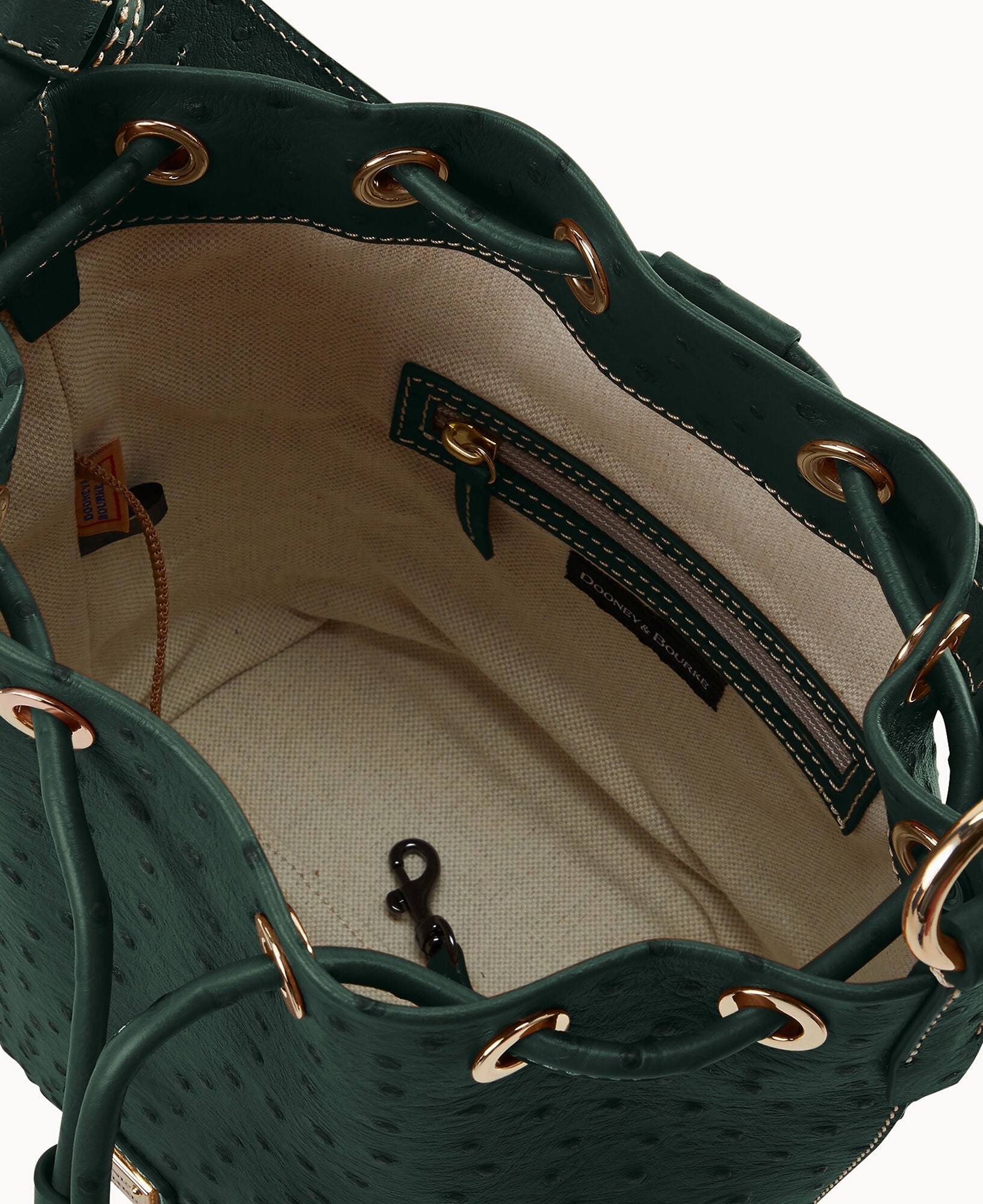 Ostrich Small Drawstring