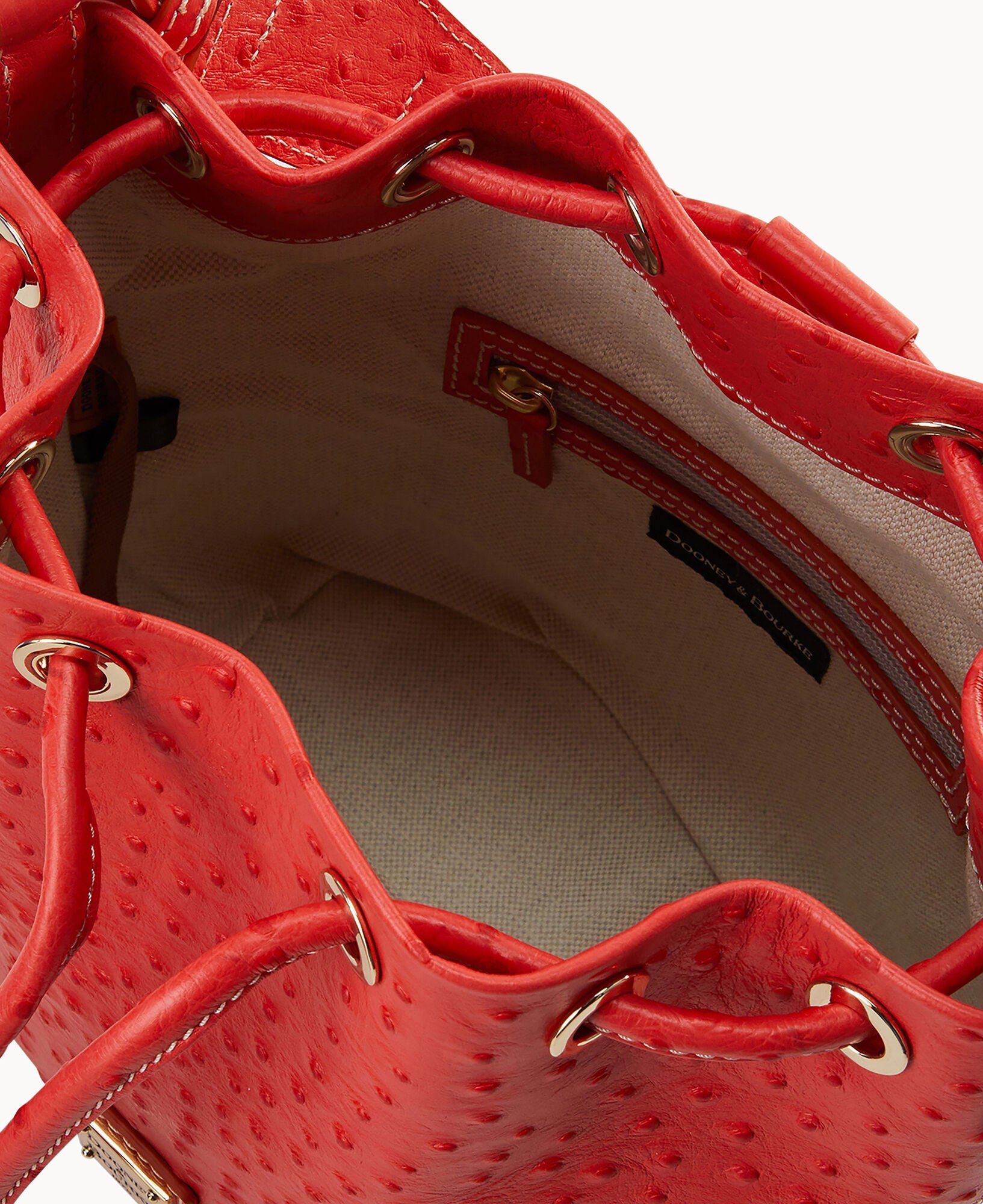 Ostrich Small Drawstring