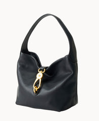 Florentine Logo Lock Hobo